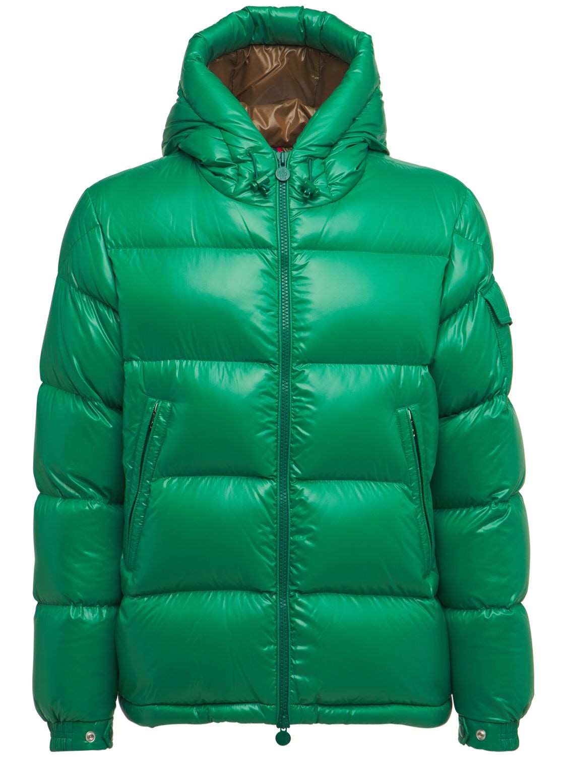 Moncler Ecrins Quilted Shell Hooded Down Jacket In Green | ModeSens