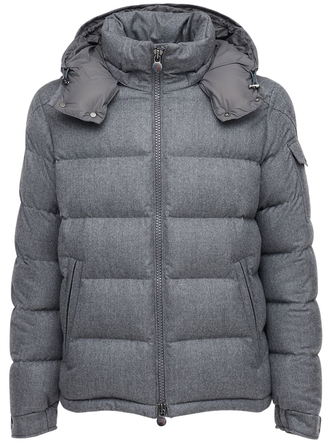 Moncler Montgenevre Down-filled Jacket In Dark Grey