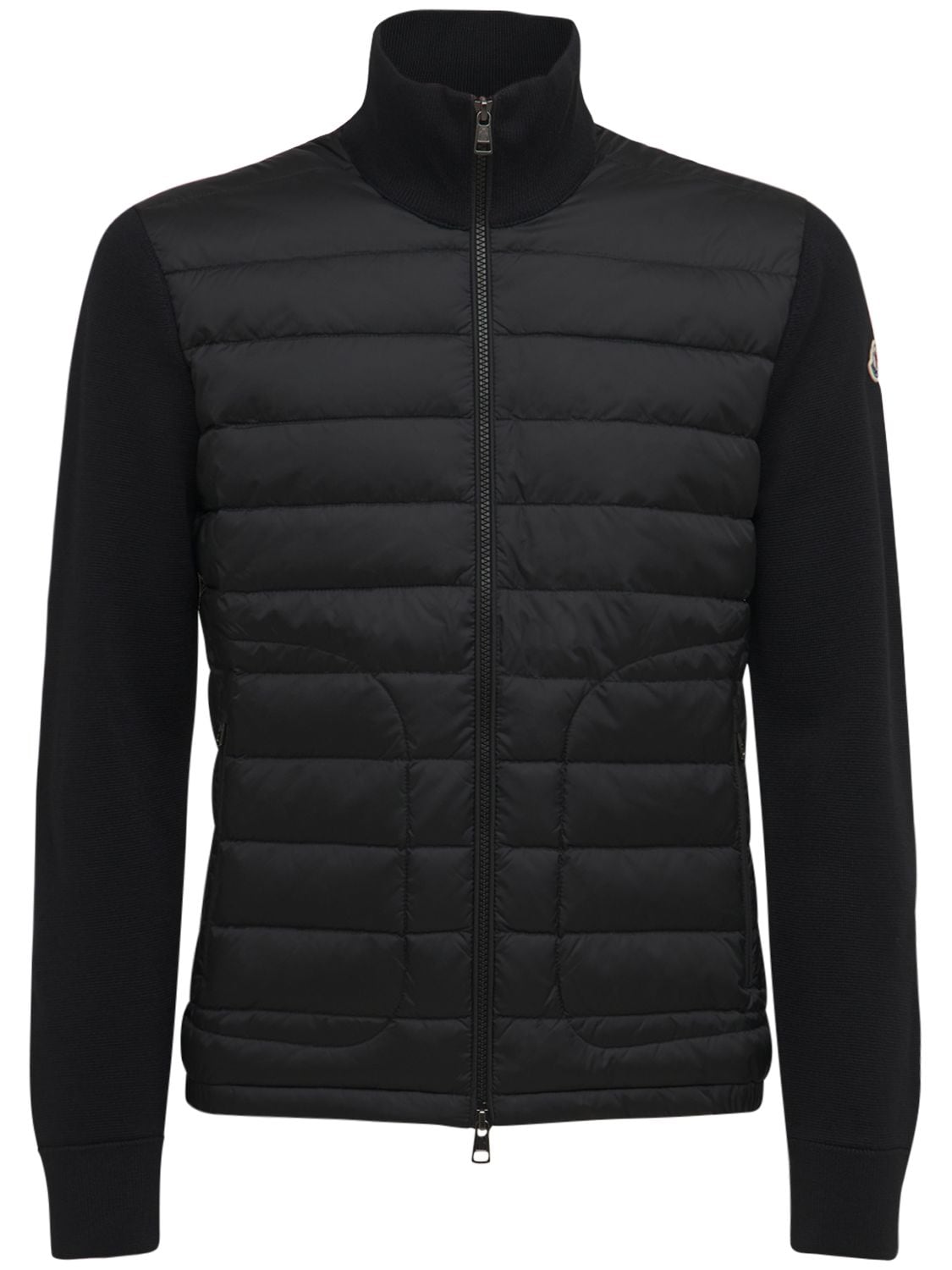 Image of Wool Blend Tricot Down Jacket