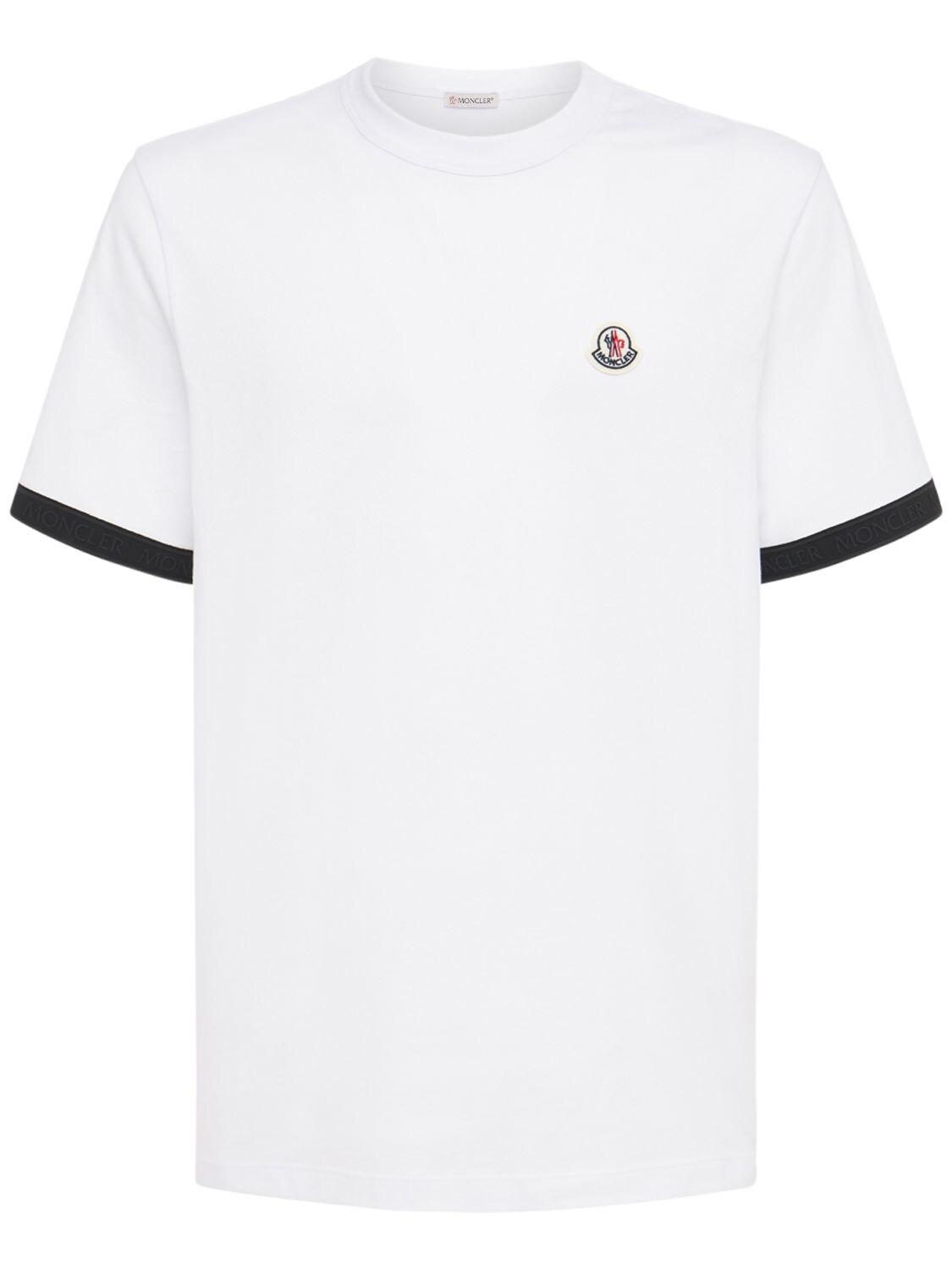 MONCLER 棉质平纹针织T恤,74I3EU070-MDAX0