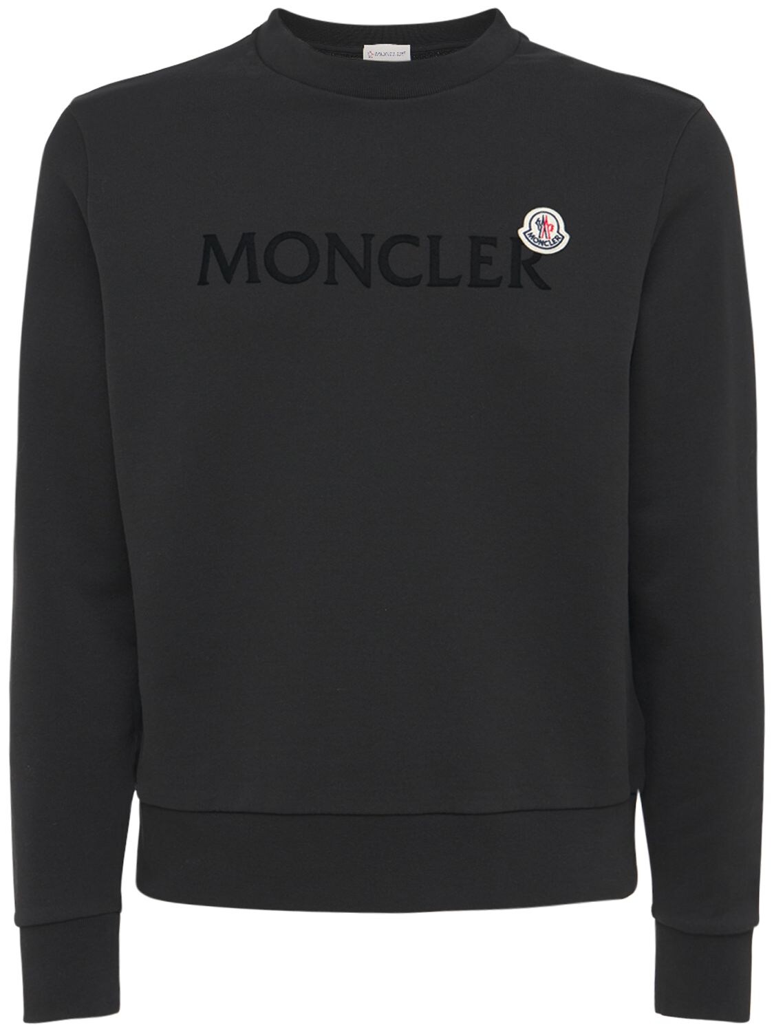 MONCLER BRUSHED COTTON FLEECE SWEATSHIRT,74I3EU085-OTK50