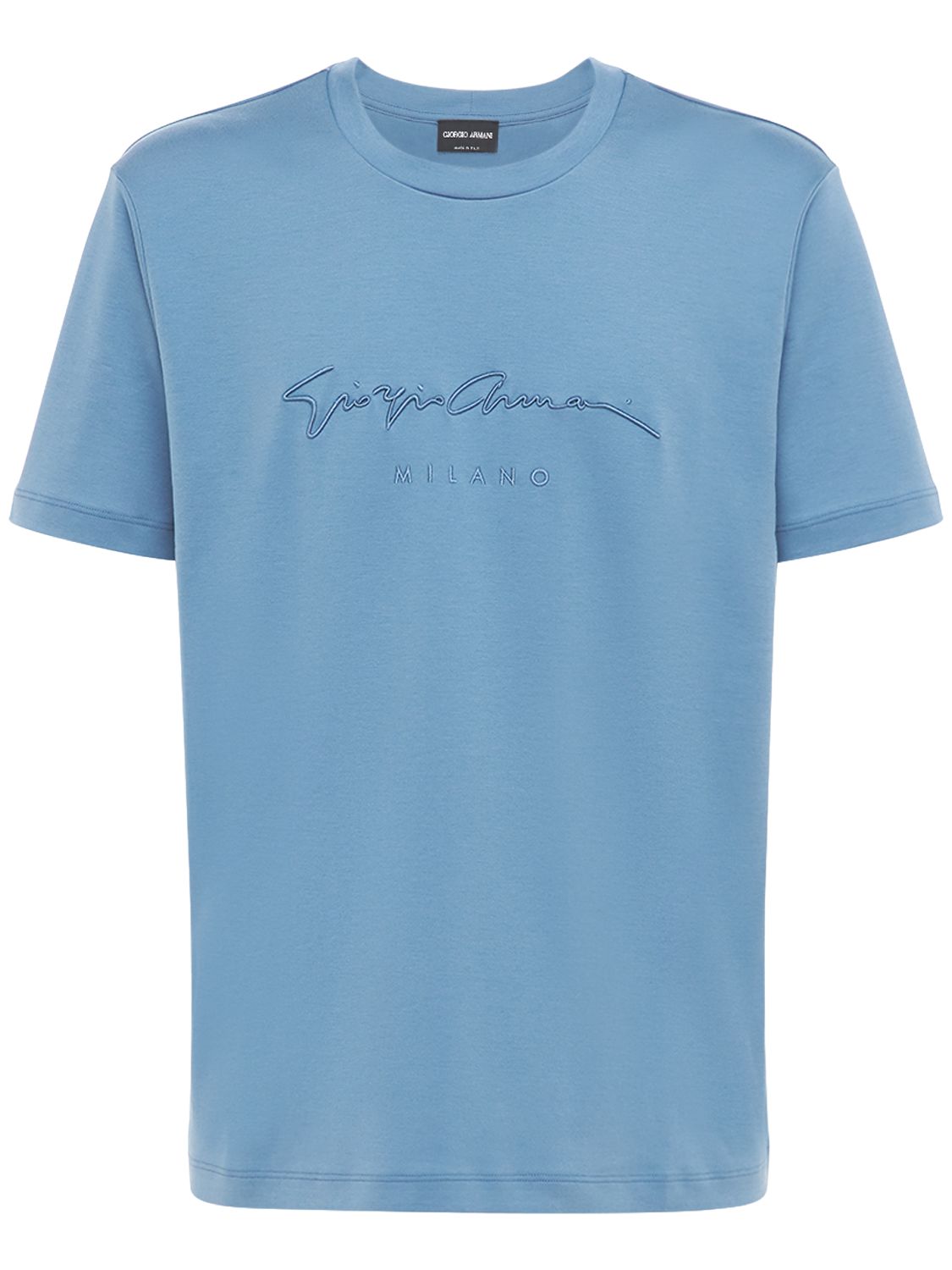 T-shirt Aus Baumwolle Mit Logodruck