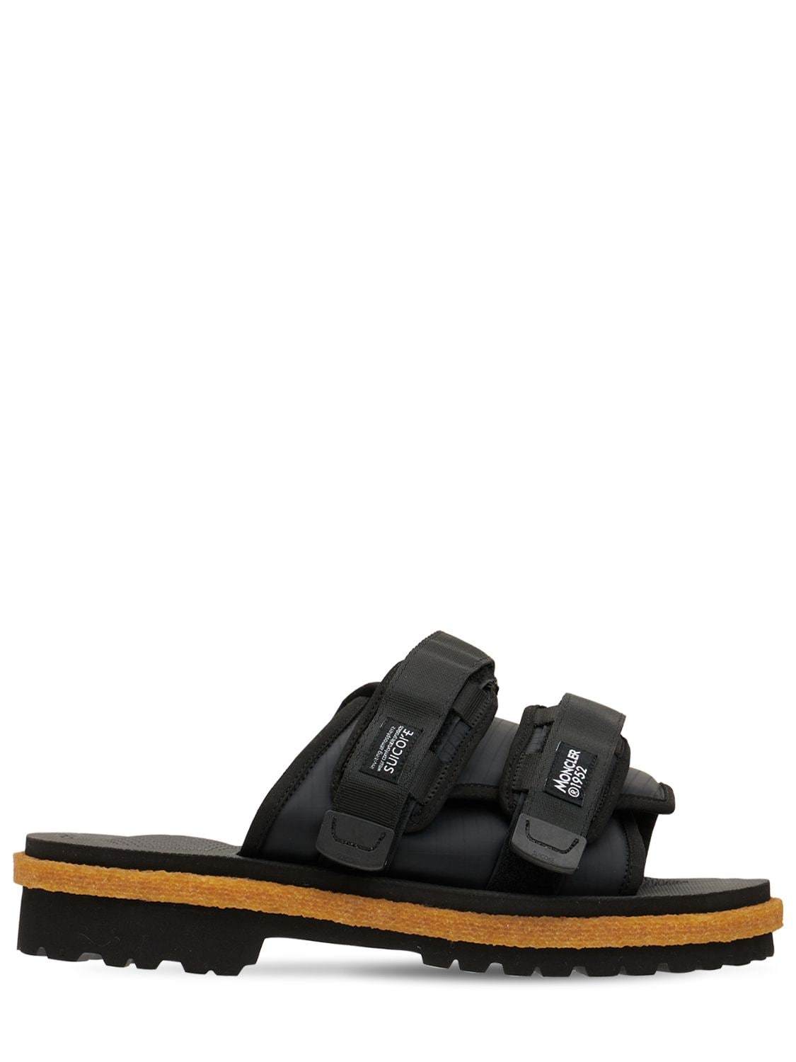MONCLER GENIUS SUICOKE MOTO MOUNTAIN SANDALS,74I3GK041-OTK50