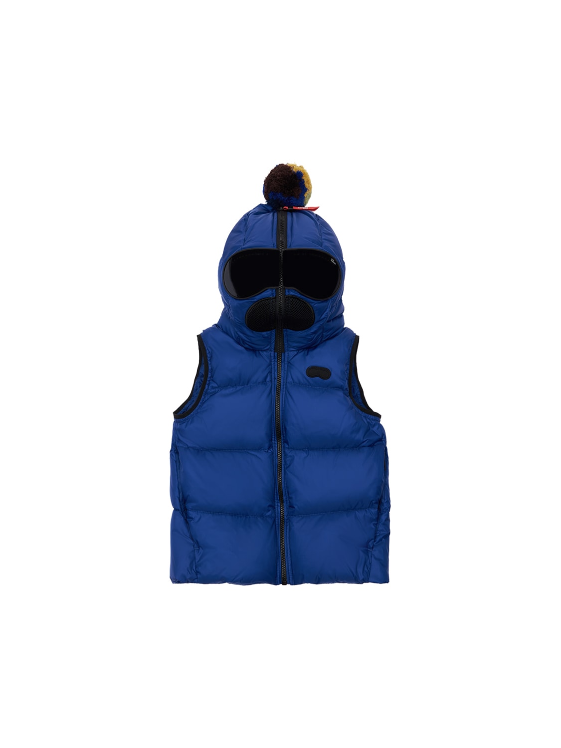 Ai Riders Kids' Hooded Nylon Vest In Royal Blue