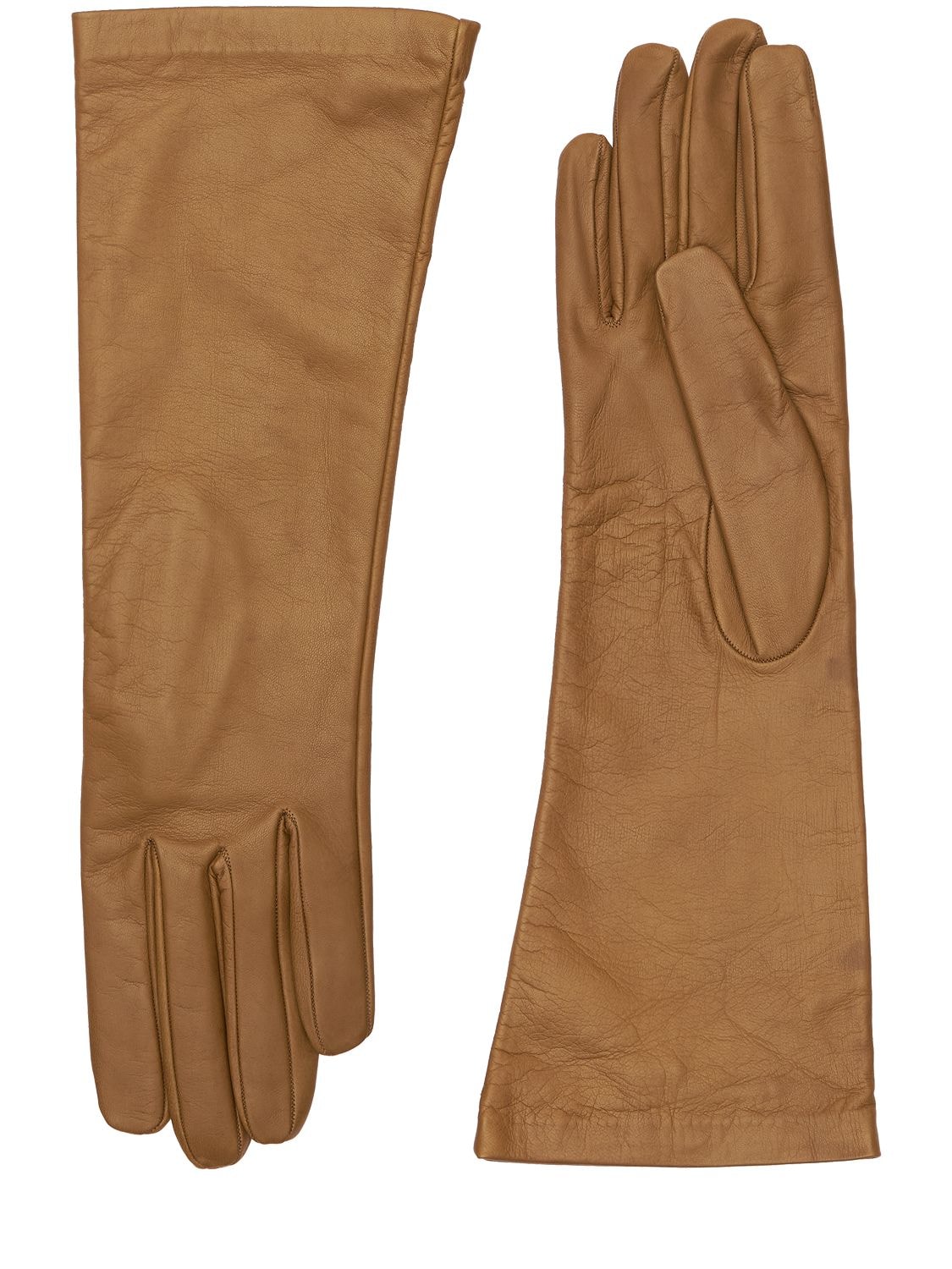 MARIO PORTOLANO Leather Gloves