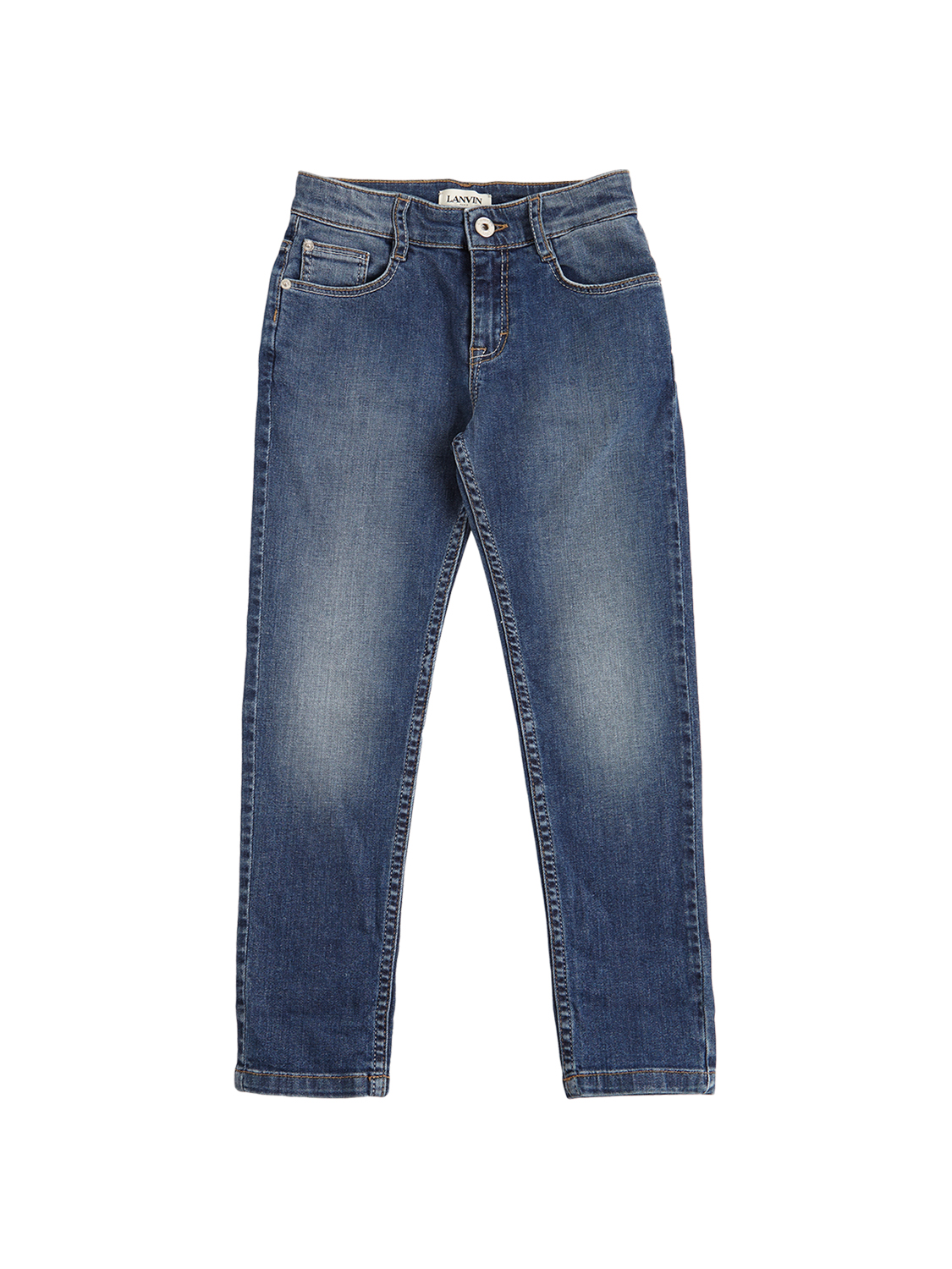 Verwaschene Stretch-jeans Aus Baumwolldenim