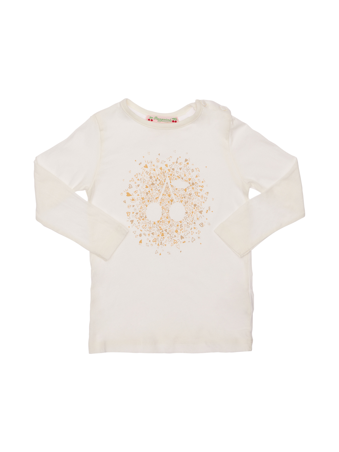 T-shirt Aus Baumwolle Mit Kirschdruck