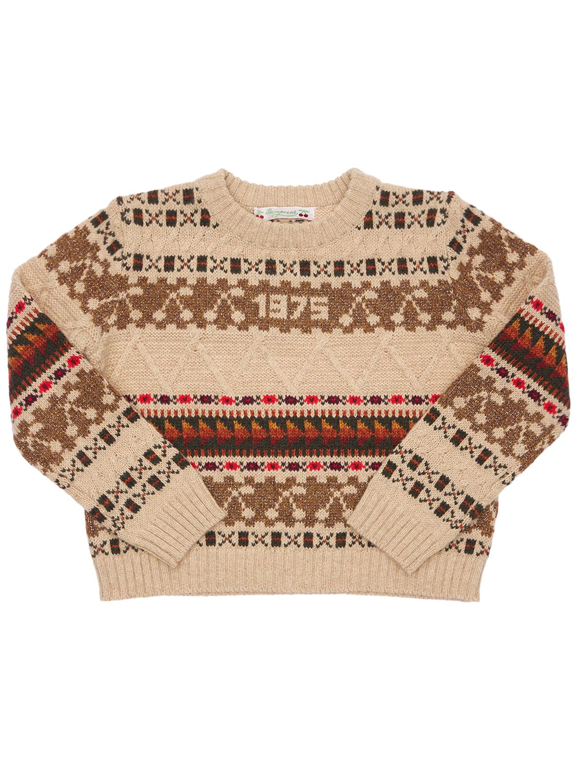 Sweater Aus Wollmischstrick