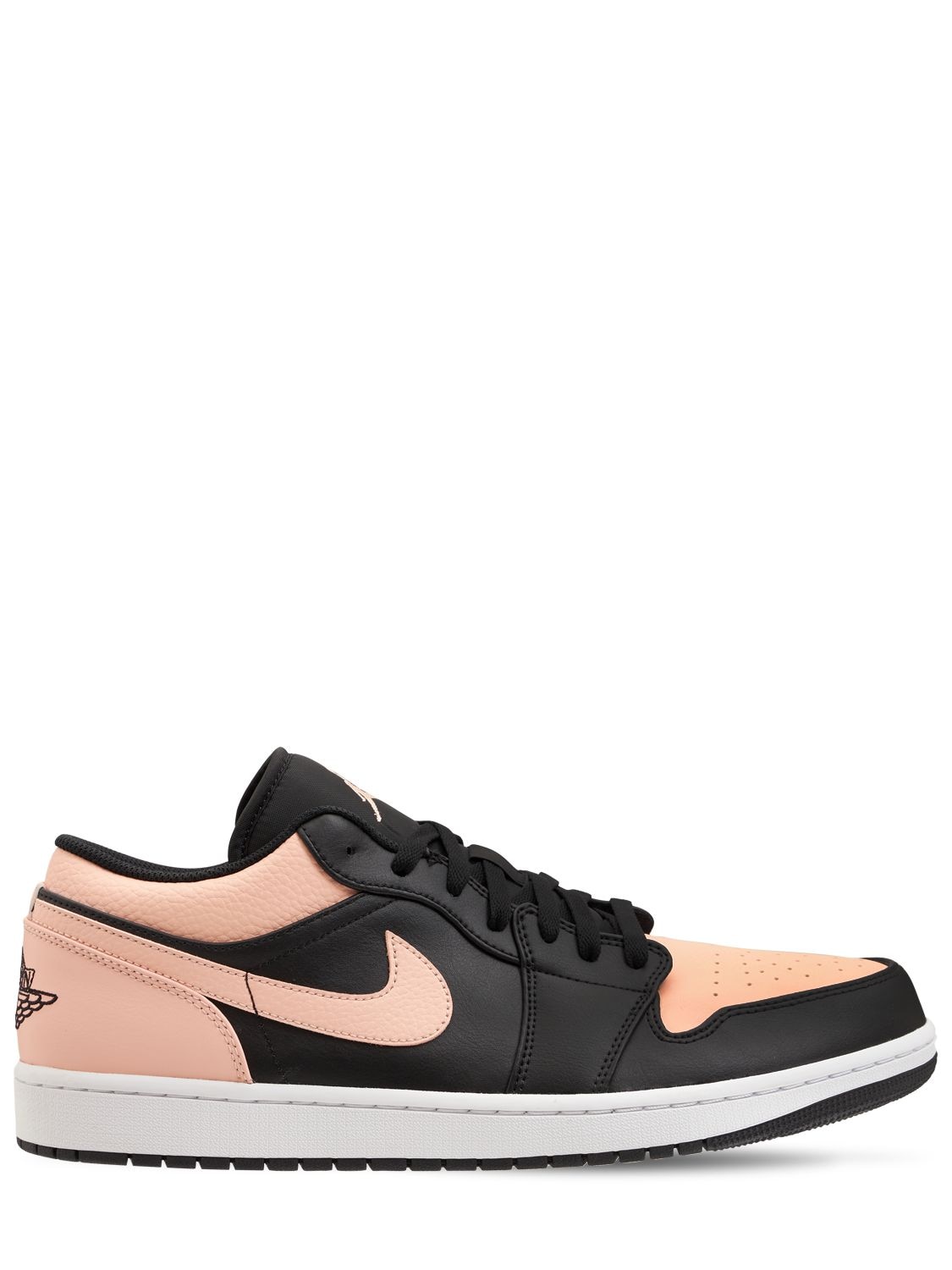 Nike Air Jordan 1 Low Sneakers In Black,pink