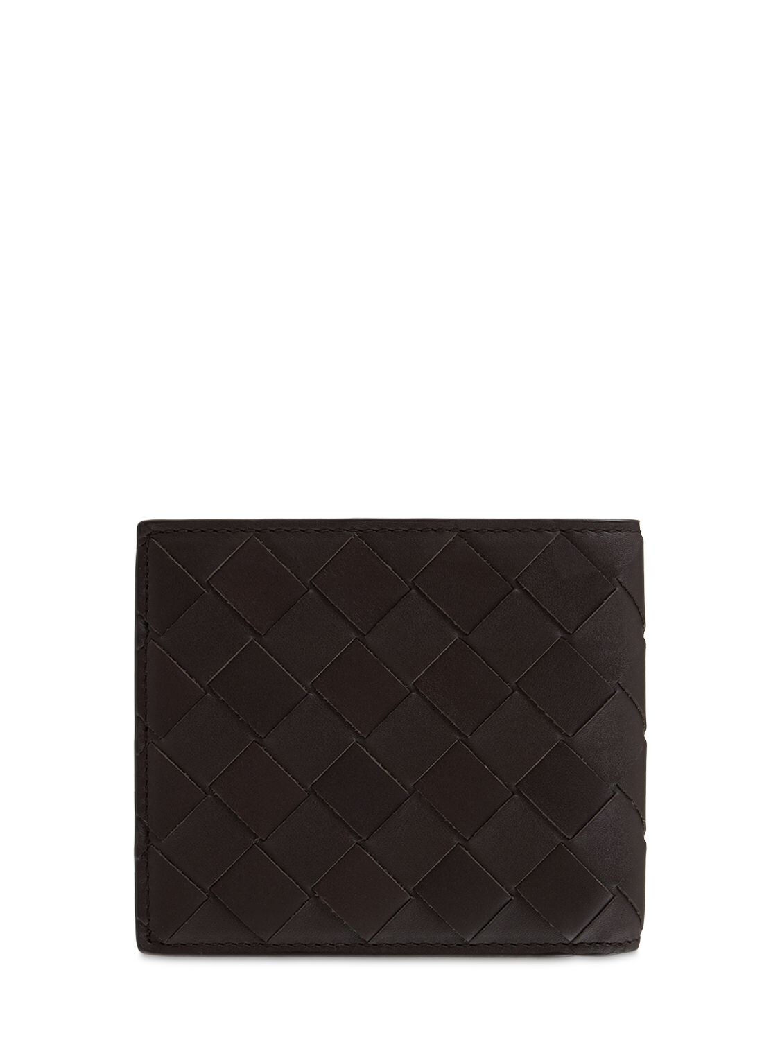 Shop Bottega Veneta Intrecciato Leather Bi-fold Wallet In Fondant