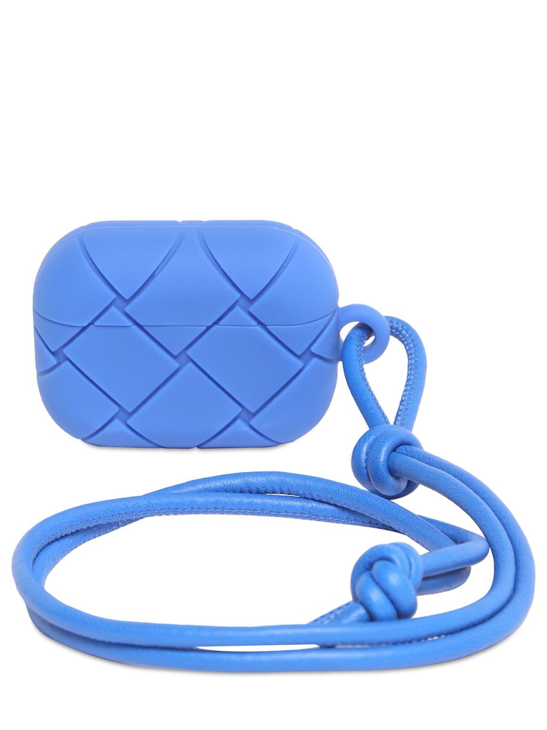 Bottega Veneta 皮革&硅胶airpods Pro保护套 In Blue