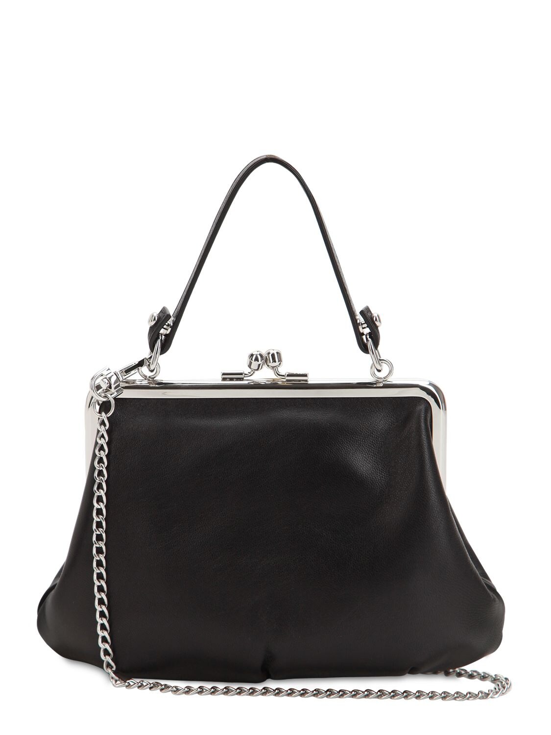 Vivienne Westwood Emma Soft Leather Top Handle Bag In Чёрный ModeSens