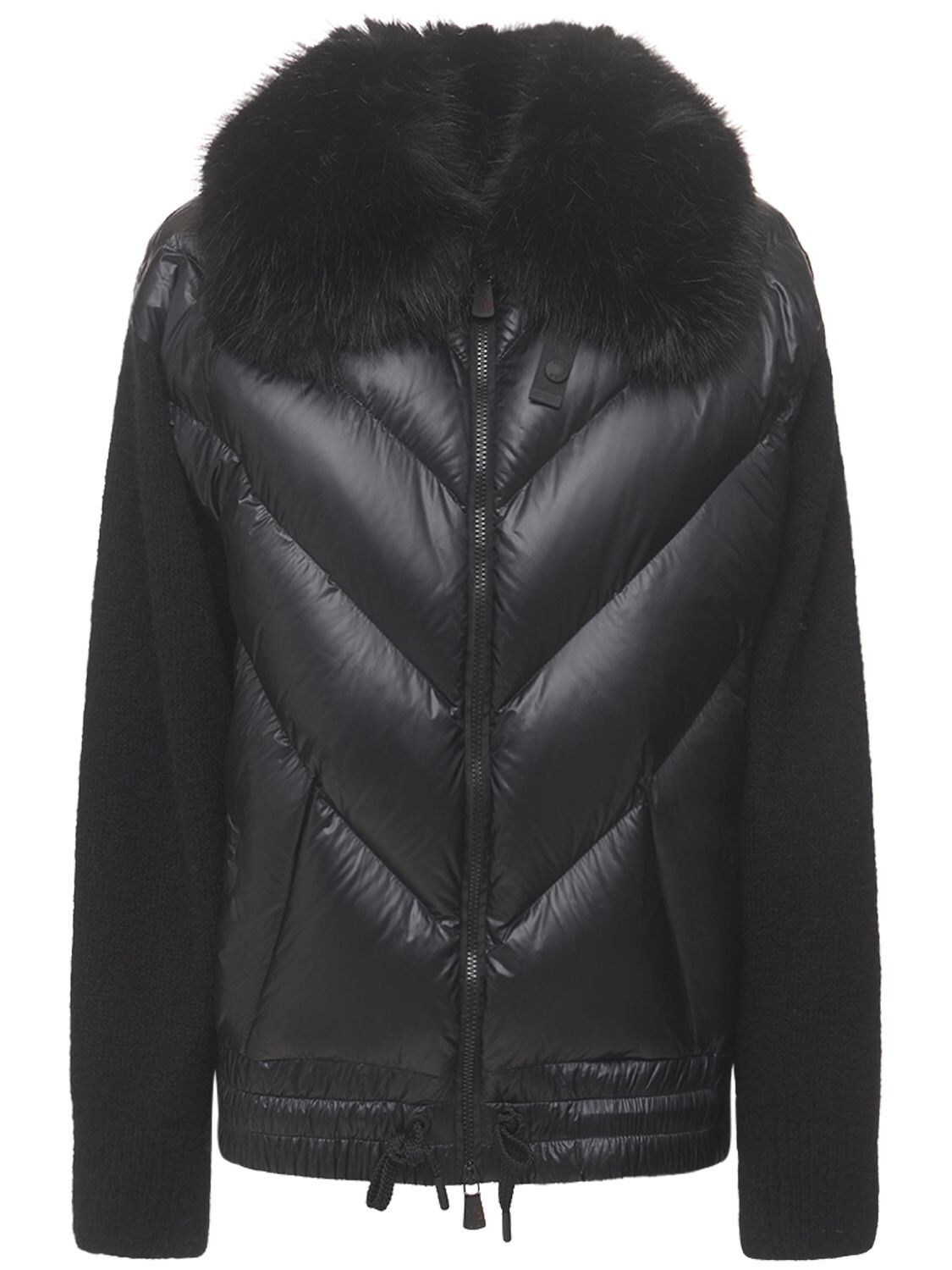 moncler knit jacket womens