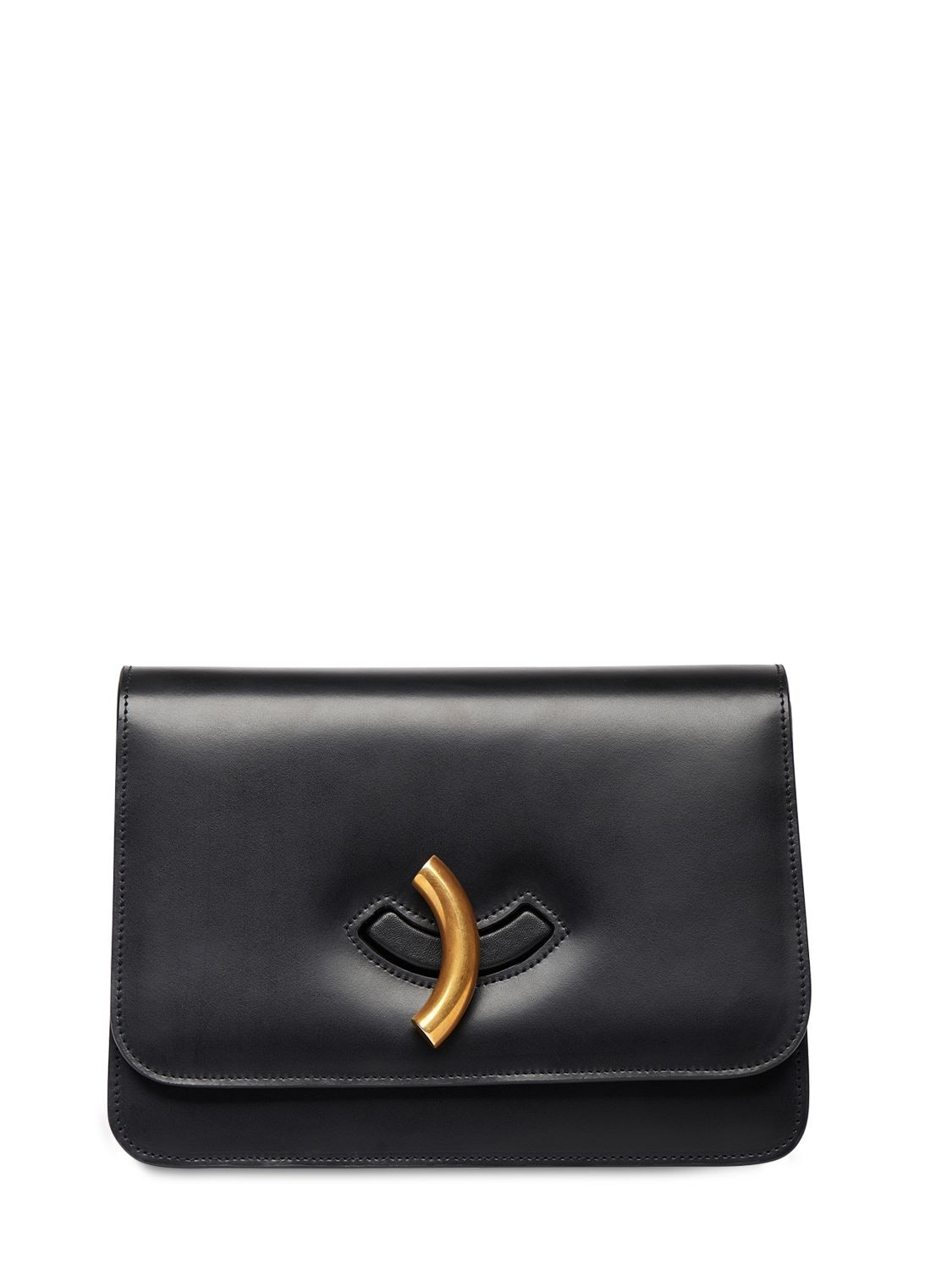 Little Liffner Maccheroni Leather Shoulder Bag In Black