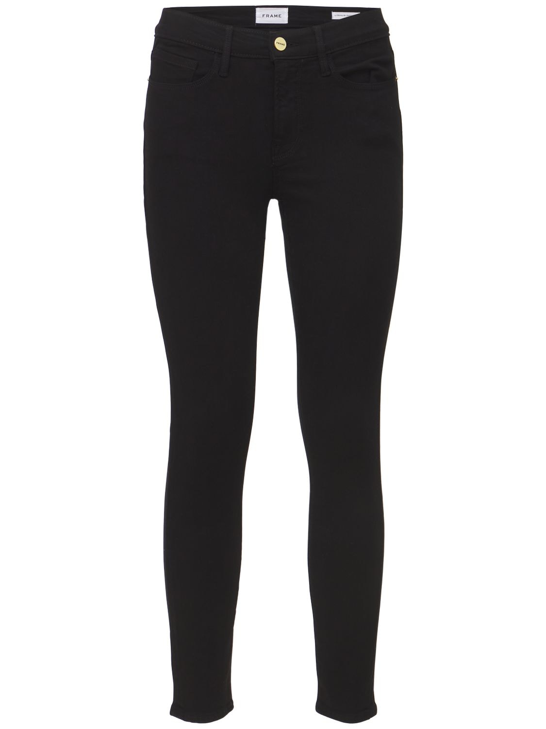 frame le color crop skinny jeans