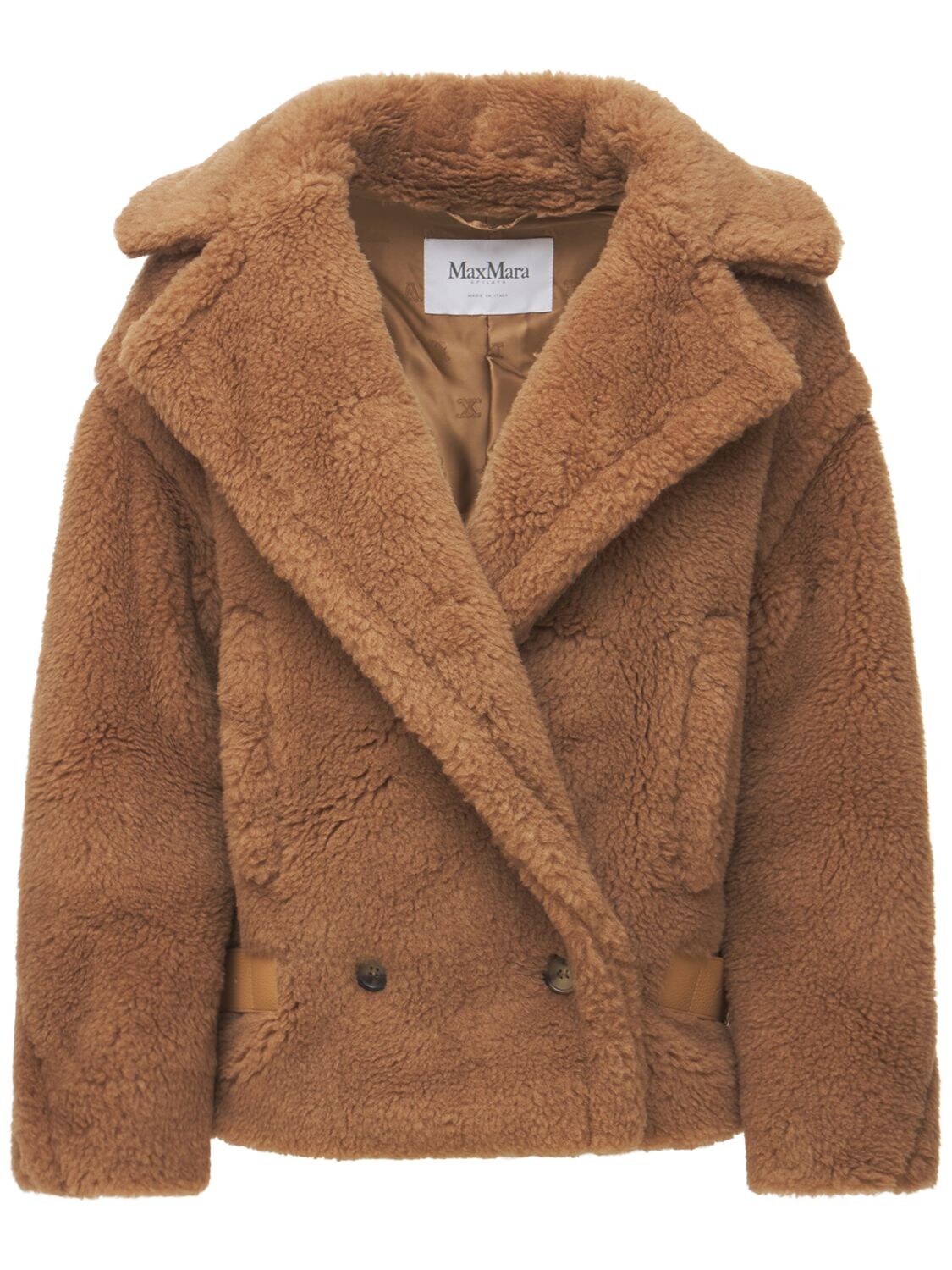 max mara short teddy coat