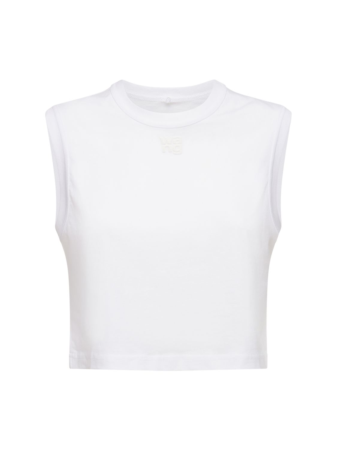 Bauchfreies Oberteil Aus Jersey Mit Logo