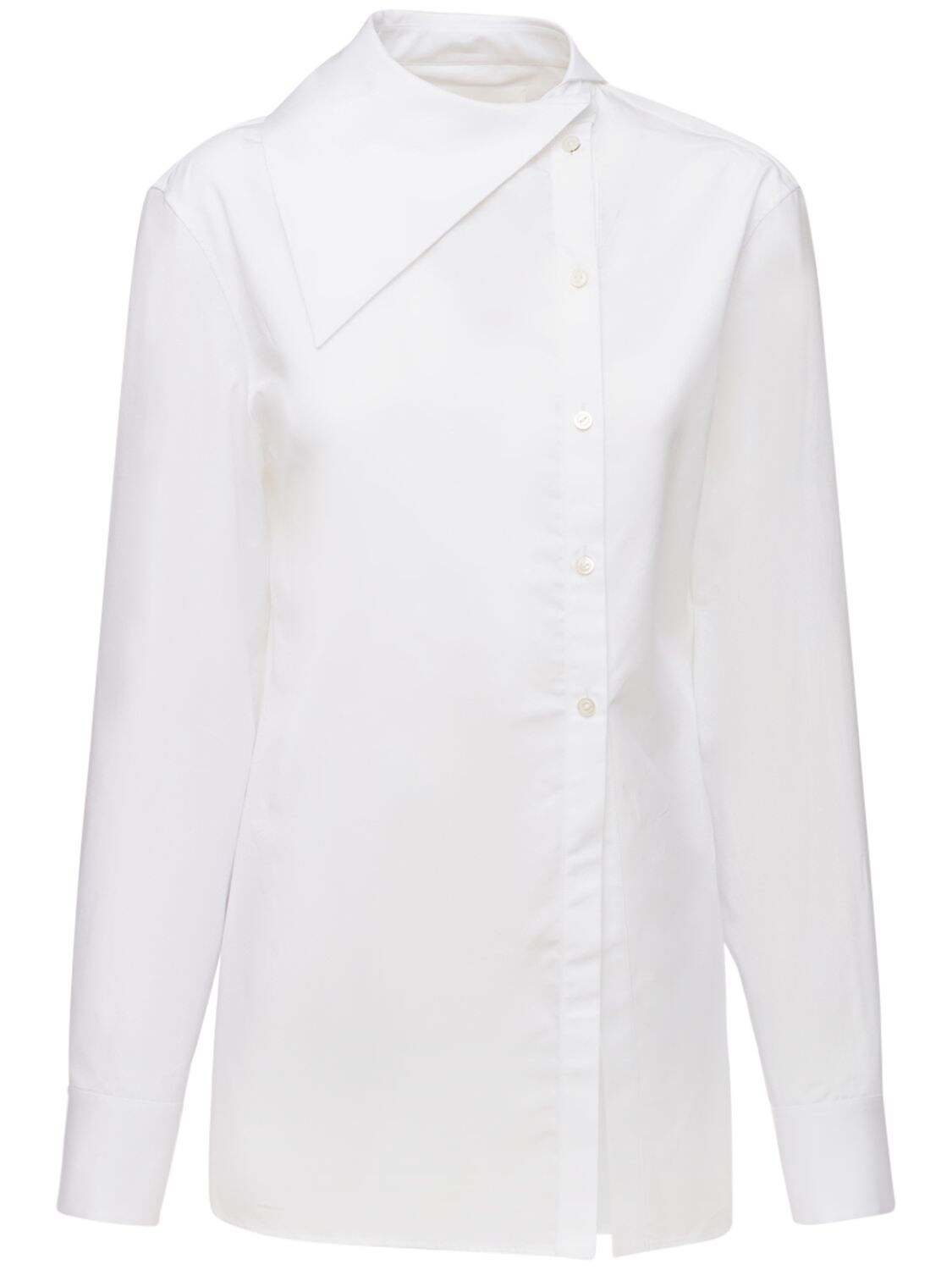 JIL SANDER ORGANIC COTTON POPLIN SHIRT,74I5C7087-MTAW0