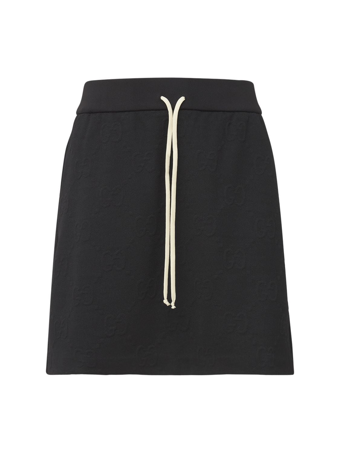 Gucci Jersey Mini Skirt In Black