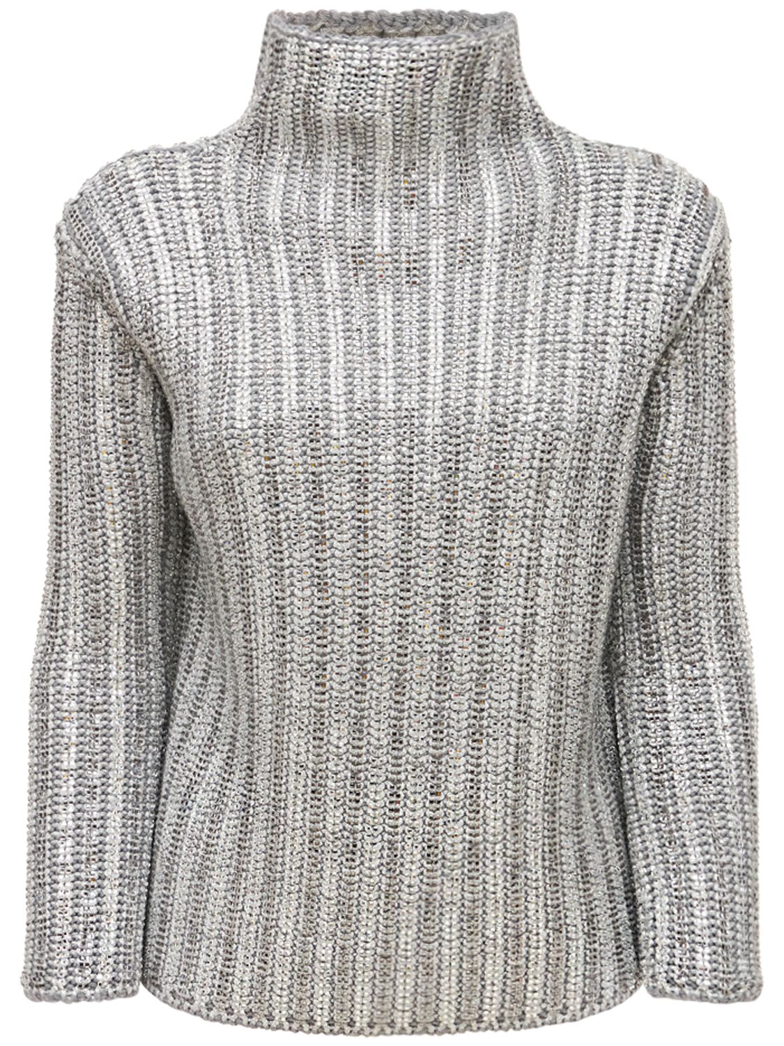 Wool Blend Knit Swea...