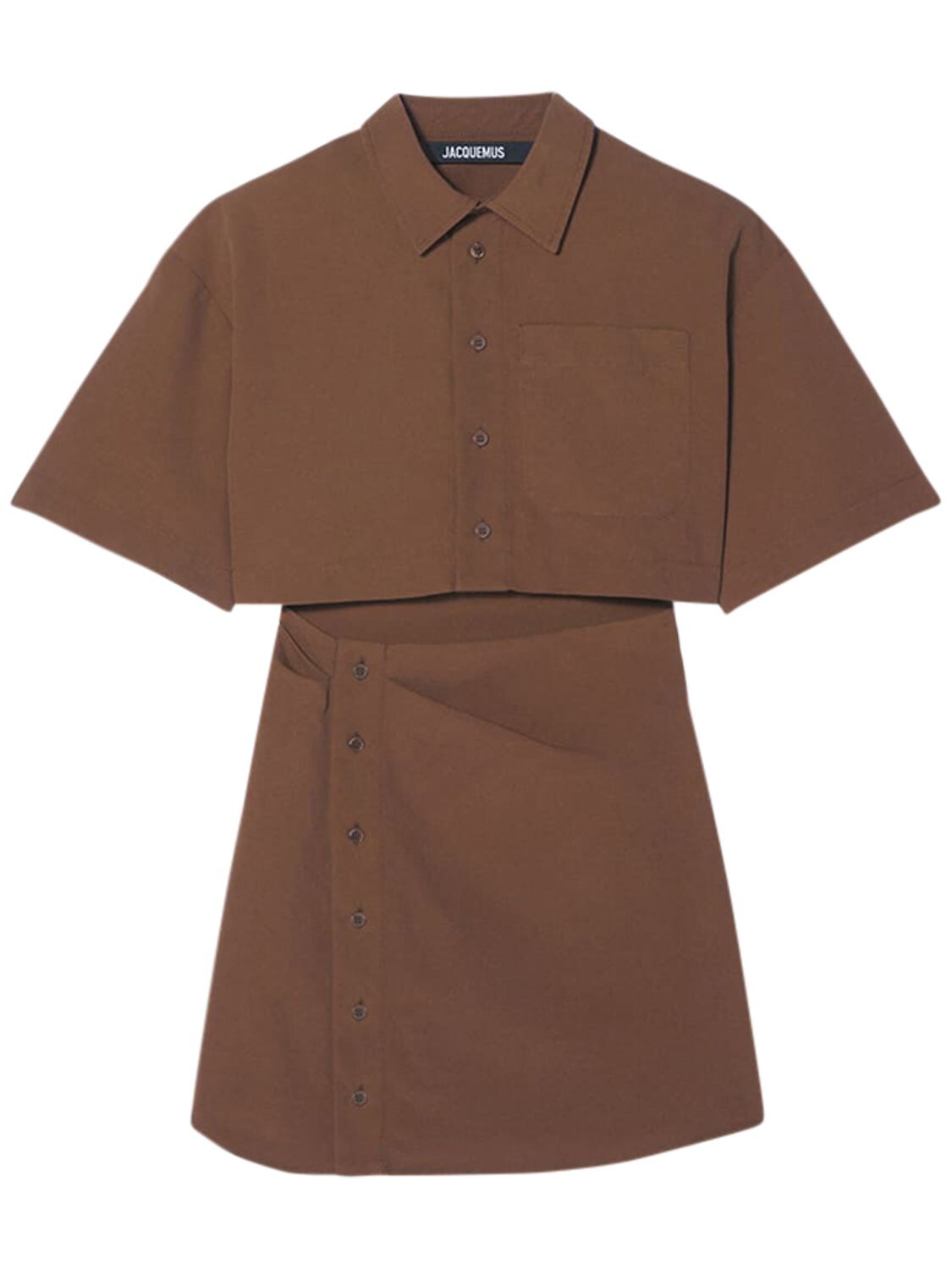 JACQUEMUS LA ROBE ARLES MINI SHIRT DRESS,74I5KX105-QLJPV041