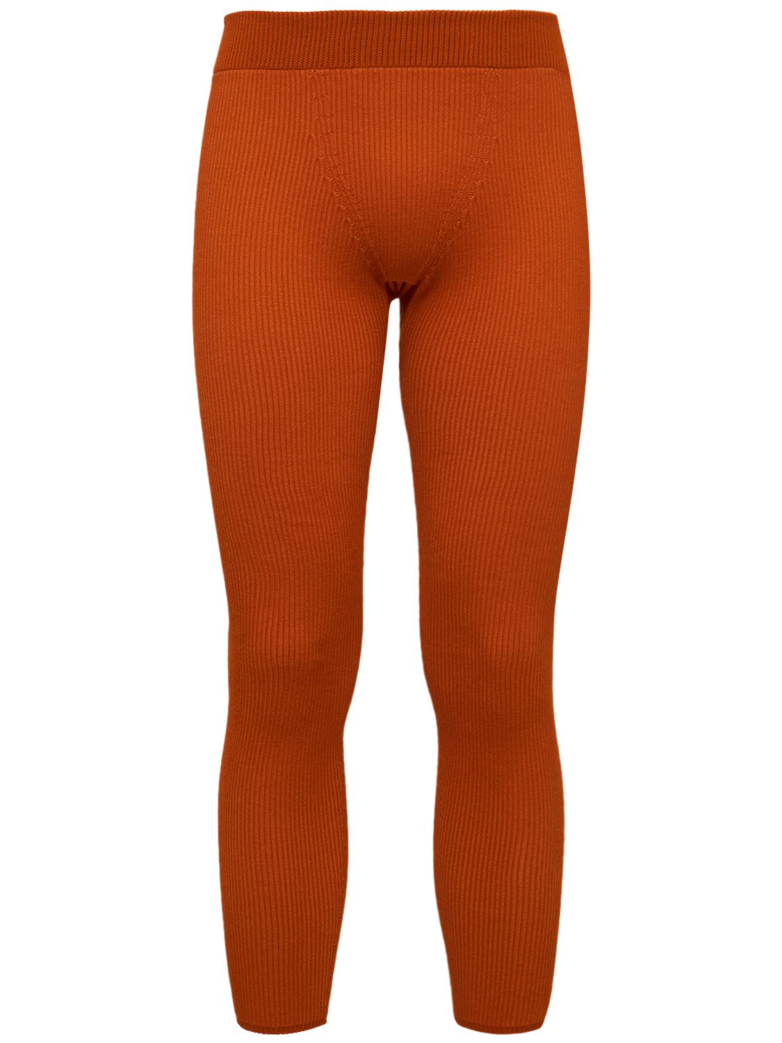 Leggings Aus Viskosemischstrick