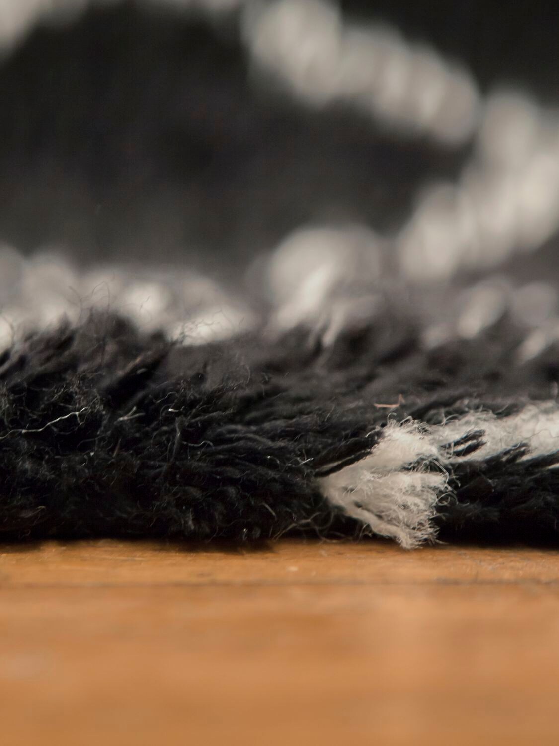 Shop Studio Maleki Rombus Small Handmade Berber Wool Rug In Black,white