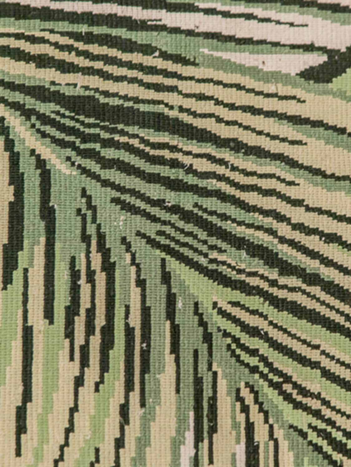 Shop Studio Maleki Palms Handmade Silk Rug In Beige,green