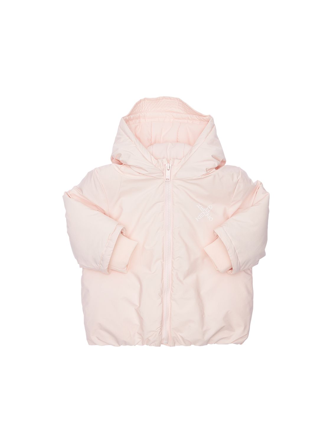 Gefütterte Jacke Aus Nylon Mit Kapuze