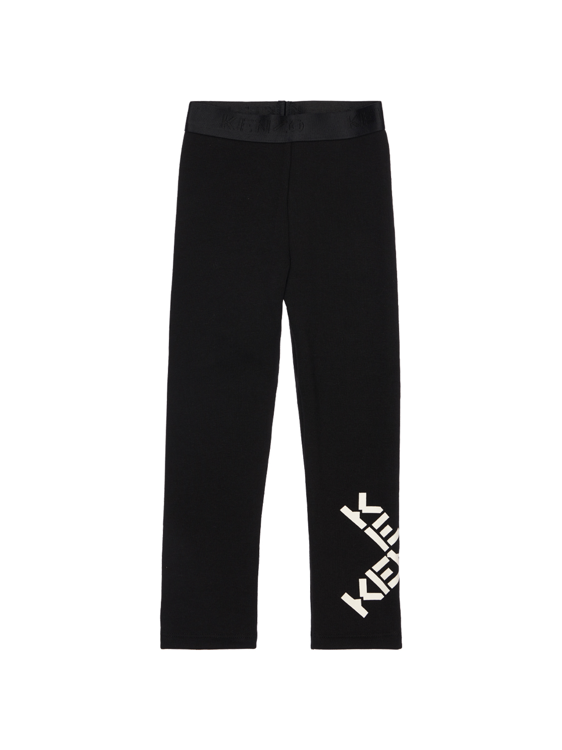 Leggings Aus Baumwollmischung Mit Logodruck