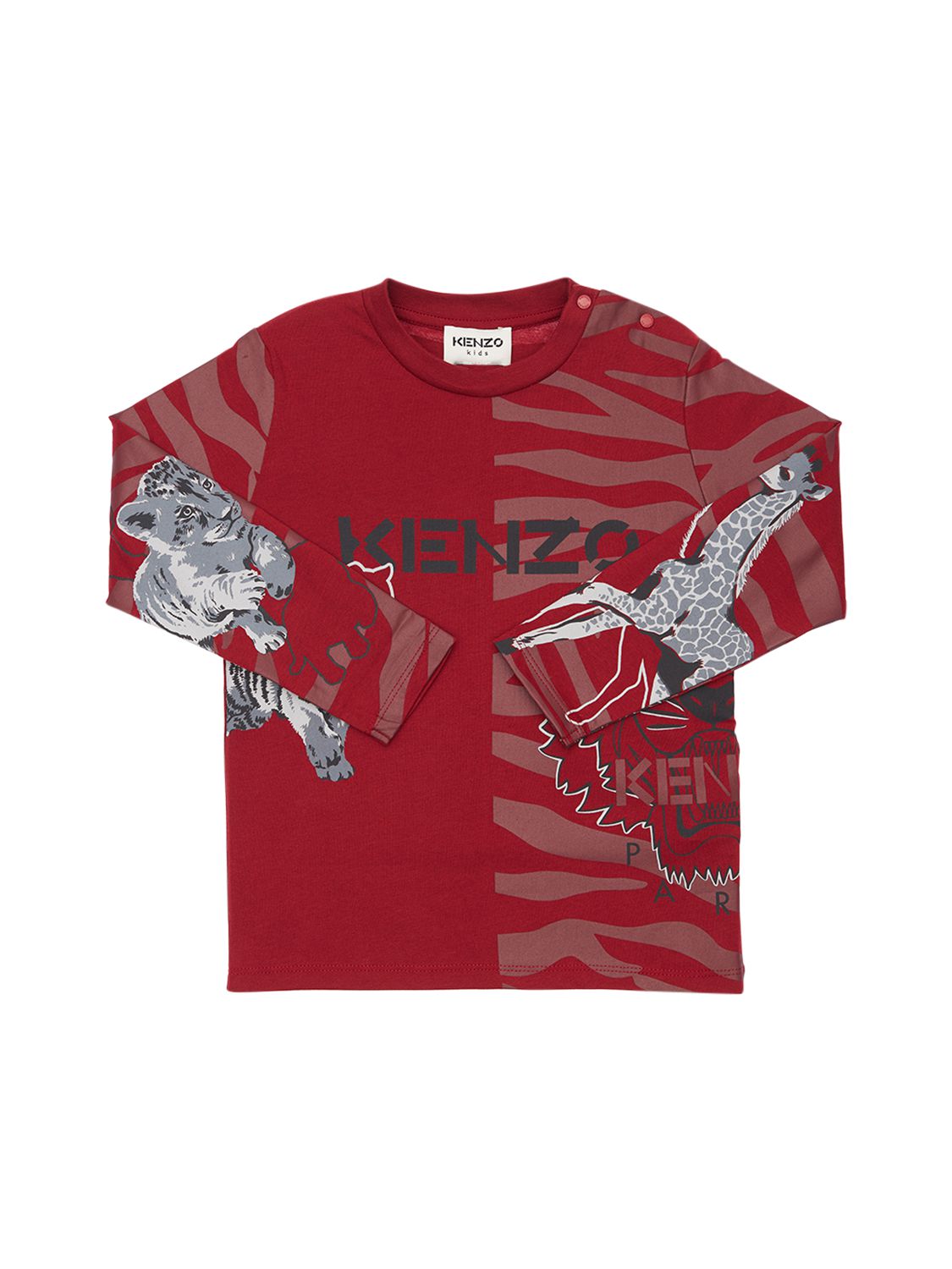 T-shirt Aus Baumwolljersey Mit Druck