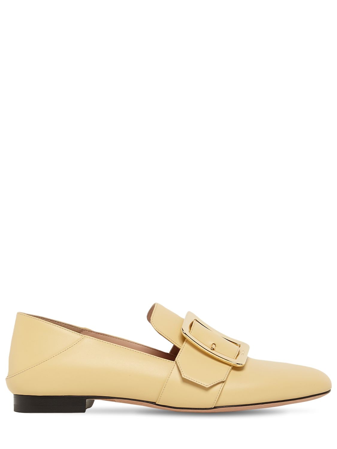 Bally - 10mm janelle leather loafers - Yellow | Luisaviaroma