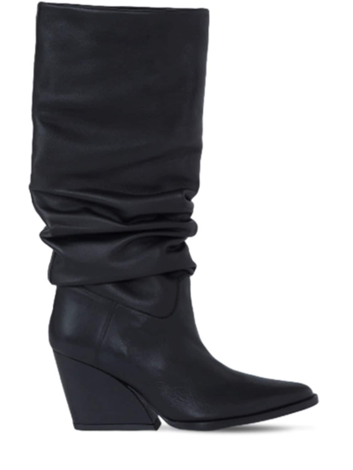 80mm Billow Tall Leather Boots