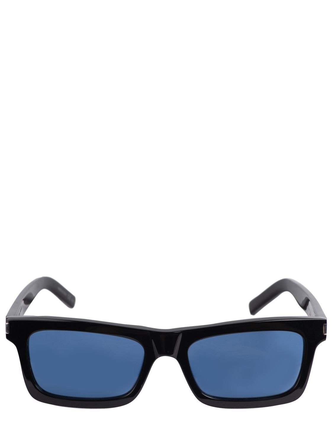 Saint Laurent Sl 461 Betty Squared Acetate Sunglasses In Black,blue