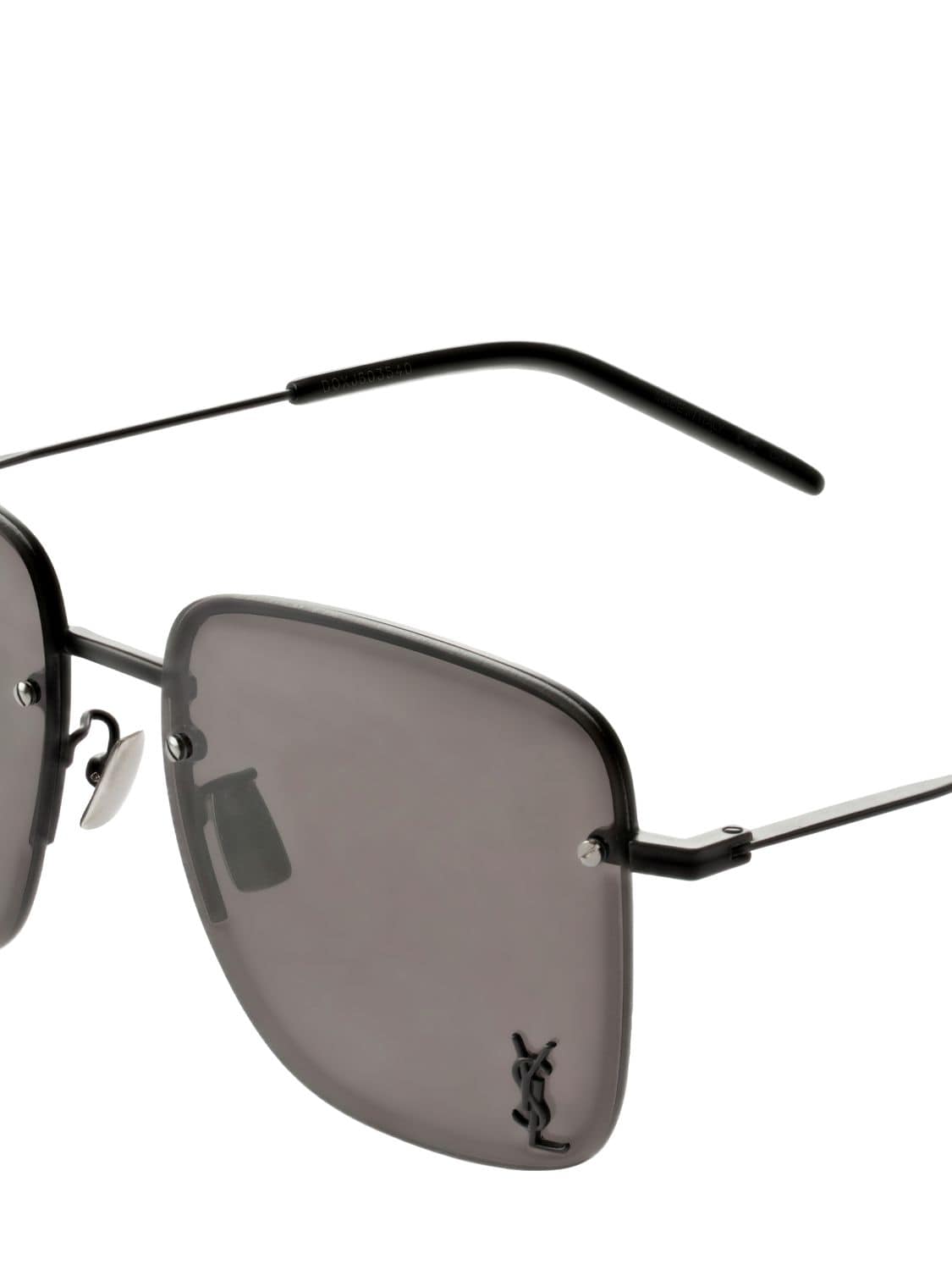 Shop Saint Laurent Ysl Sl 312 M Sunglasses In 블랙