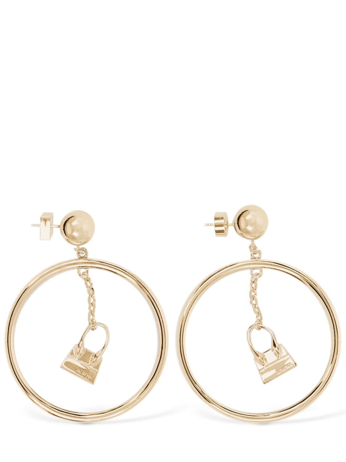 Jacquemus - L'anneau chiquito big hoop earrings - | Luisaviaroma