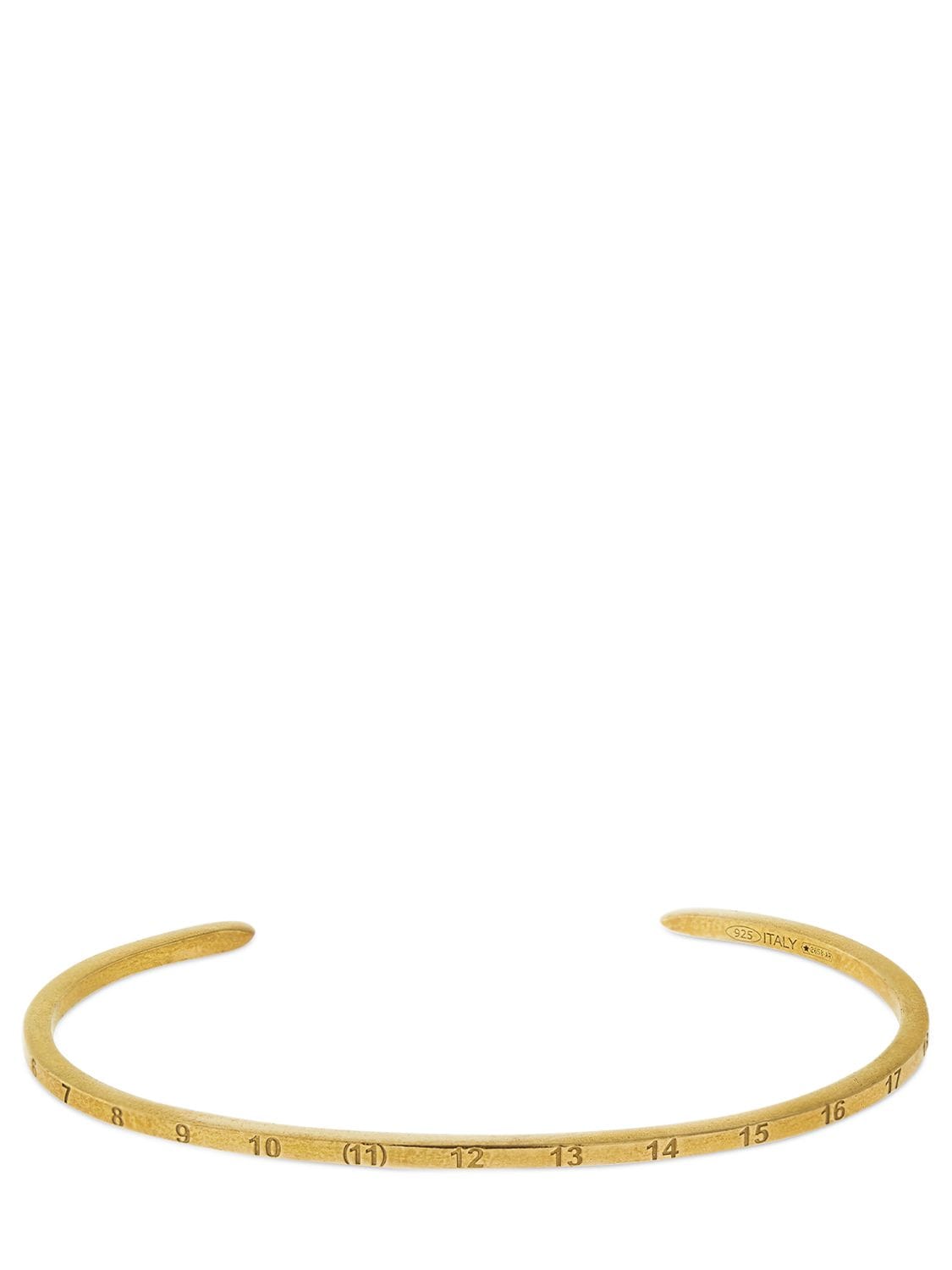 Number Logo Slim Cuff Bracelet