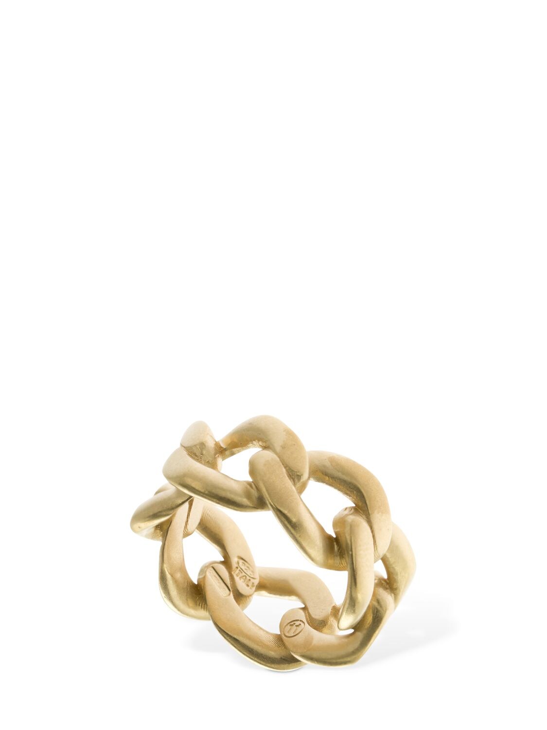 Maison Margiela Chained Band Ring In 골드
