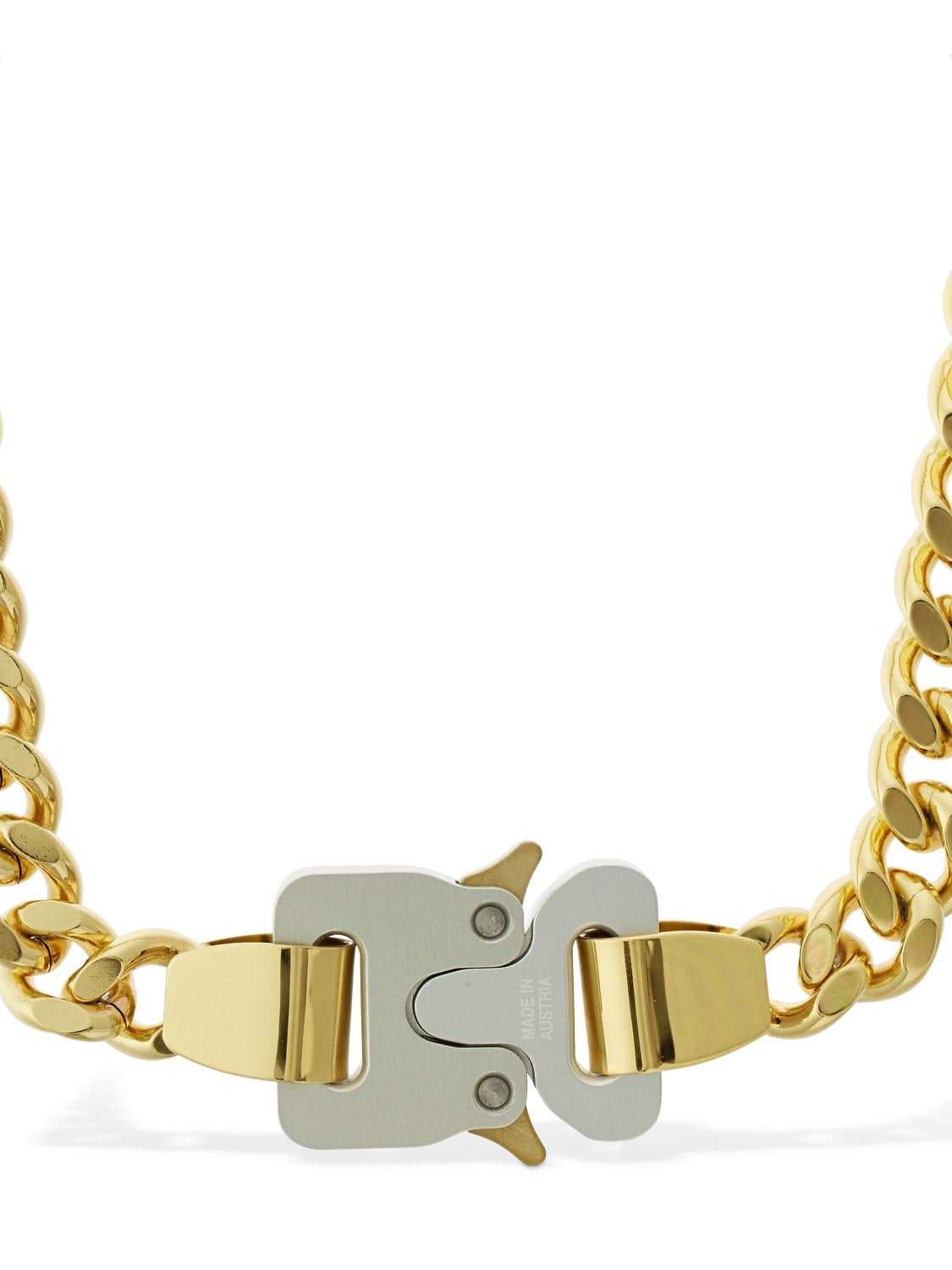 Alyx Coloured Links Buckle Necklace In Metallic | ModeSens