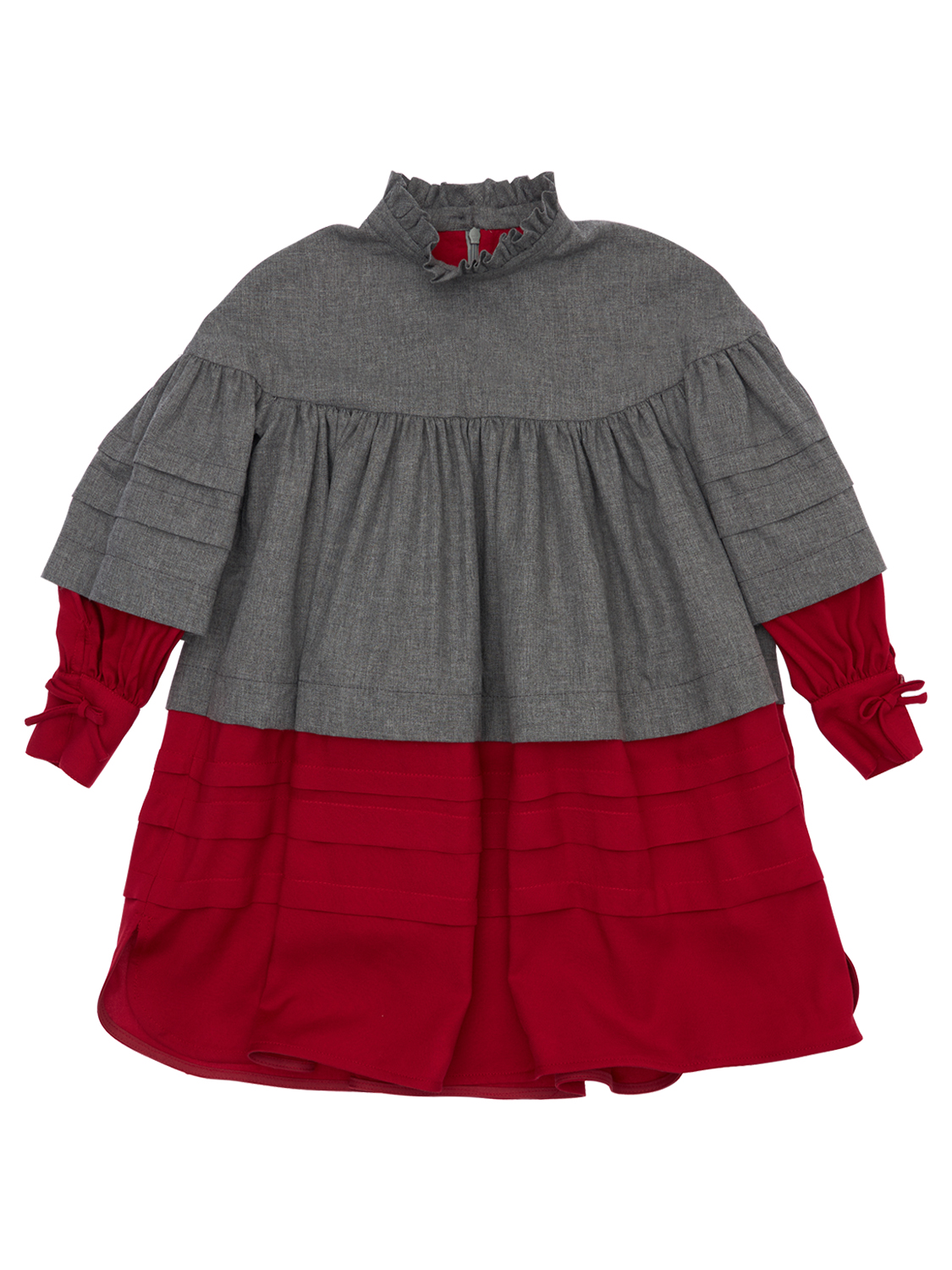 Kleid Aus Cupro Und Baumwollmischgewebe