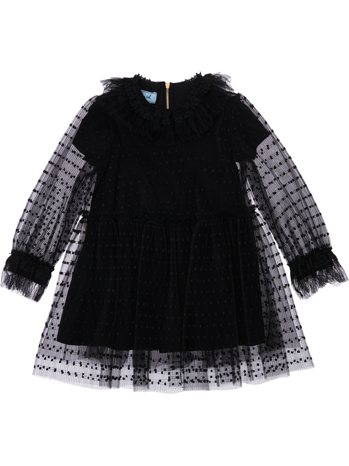 Tüllkleid Mit Punkten