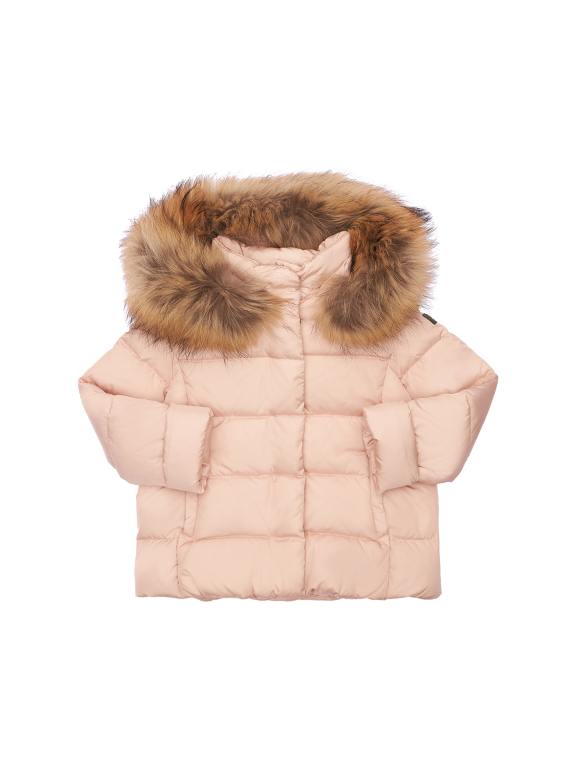 Daunenjacke Aus Nylon Mit Pelzborte