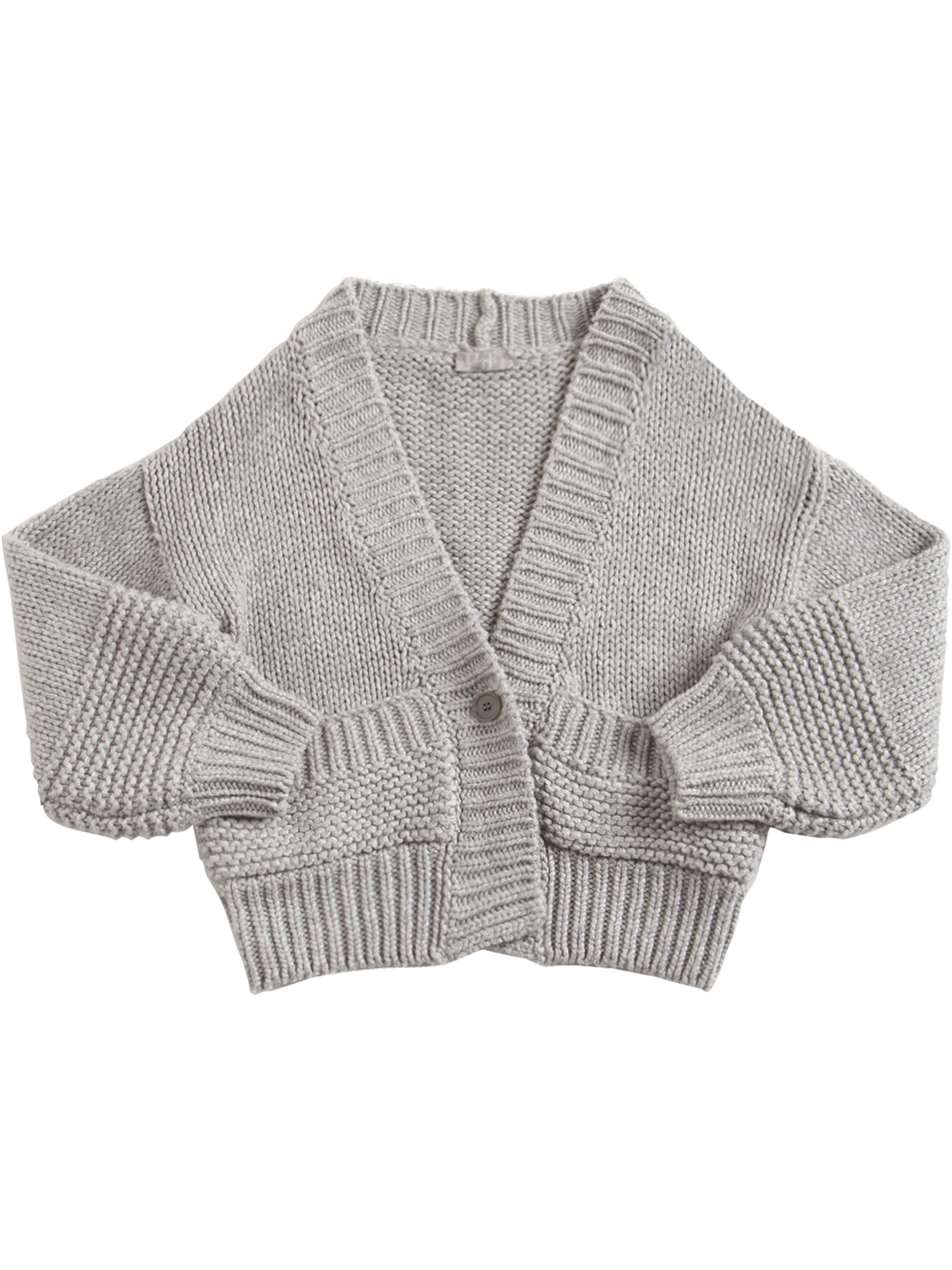Cardigan Aus Wollmischstrick