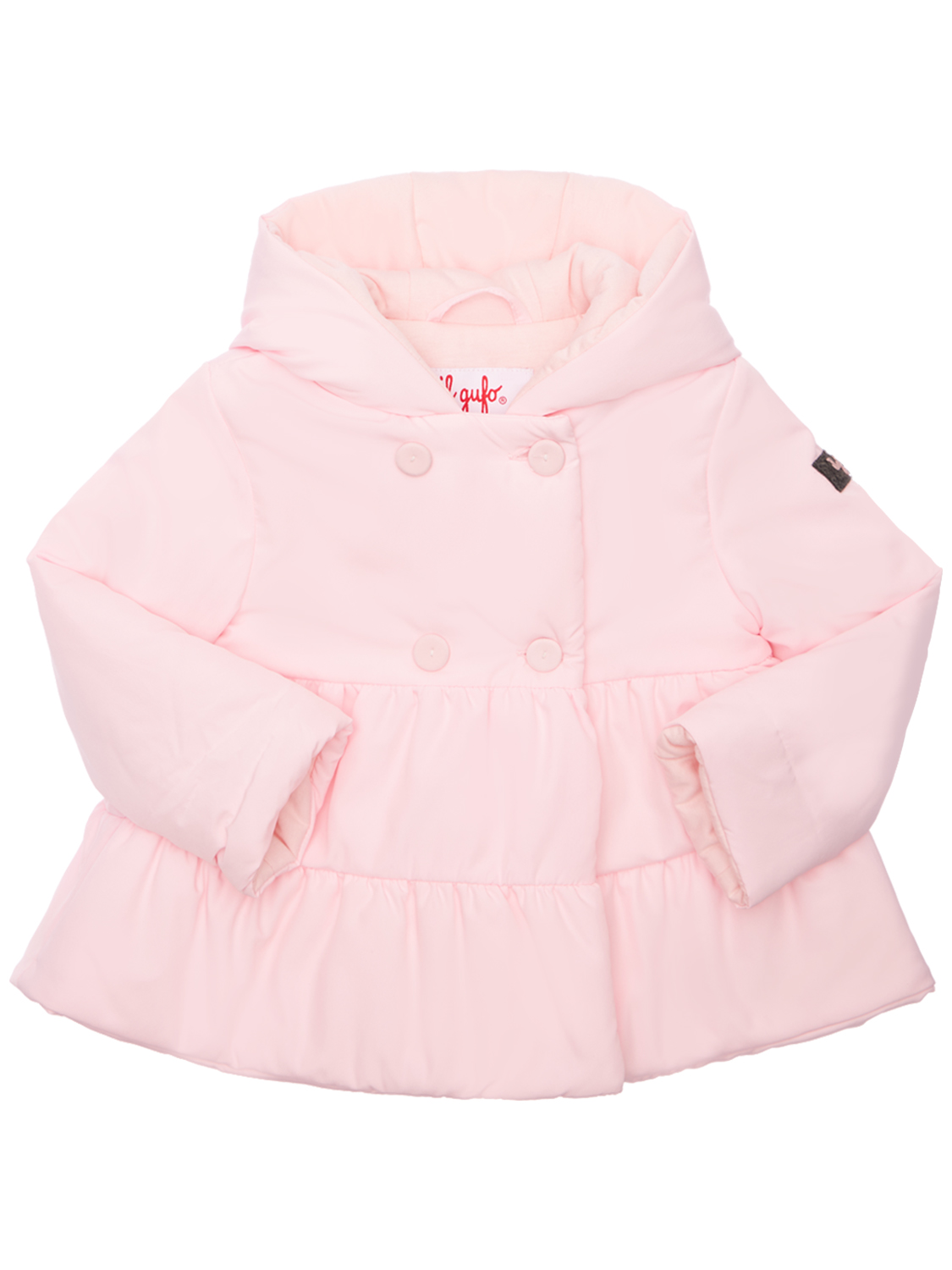 Gepolsterter Mantel Aus Nylon Mit Kapuze