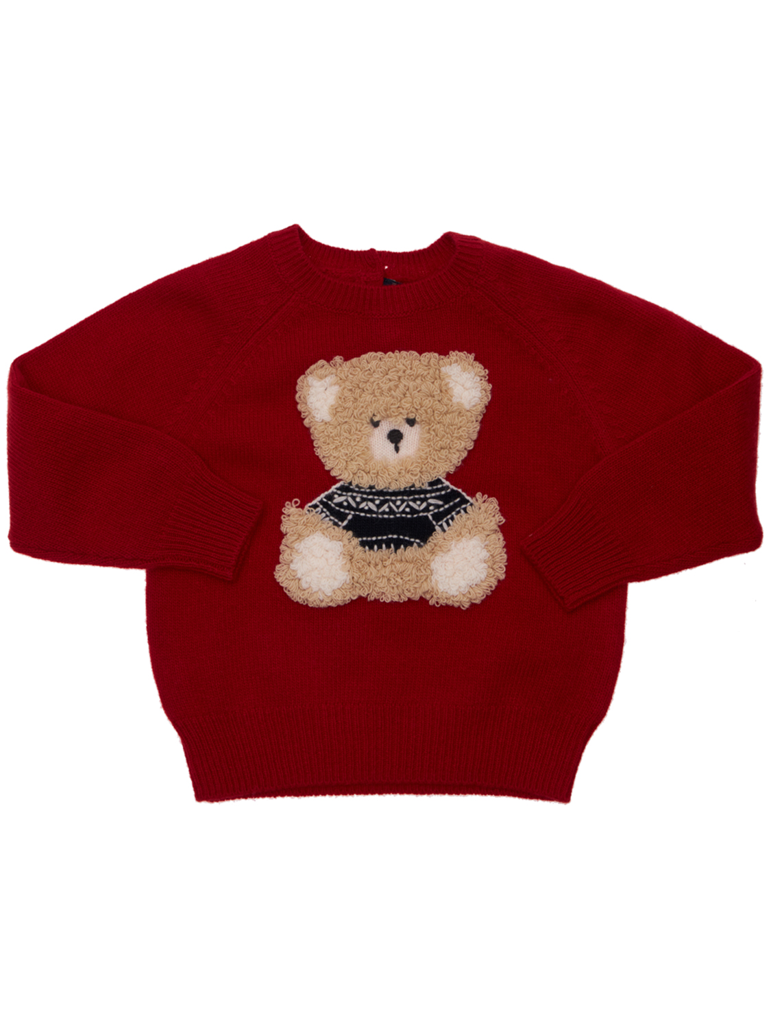 Pullover Aus Wollstrick Mit Intarsien