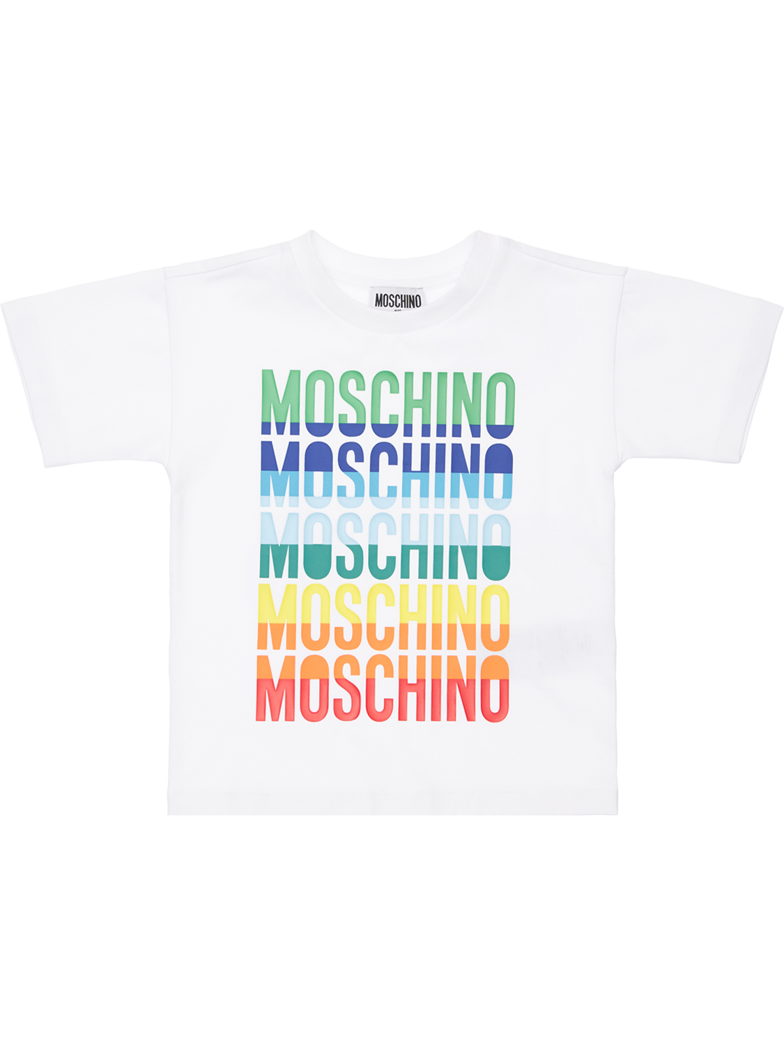 T-shirt Aus Baumwolljersey Mit Logodruck