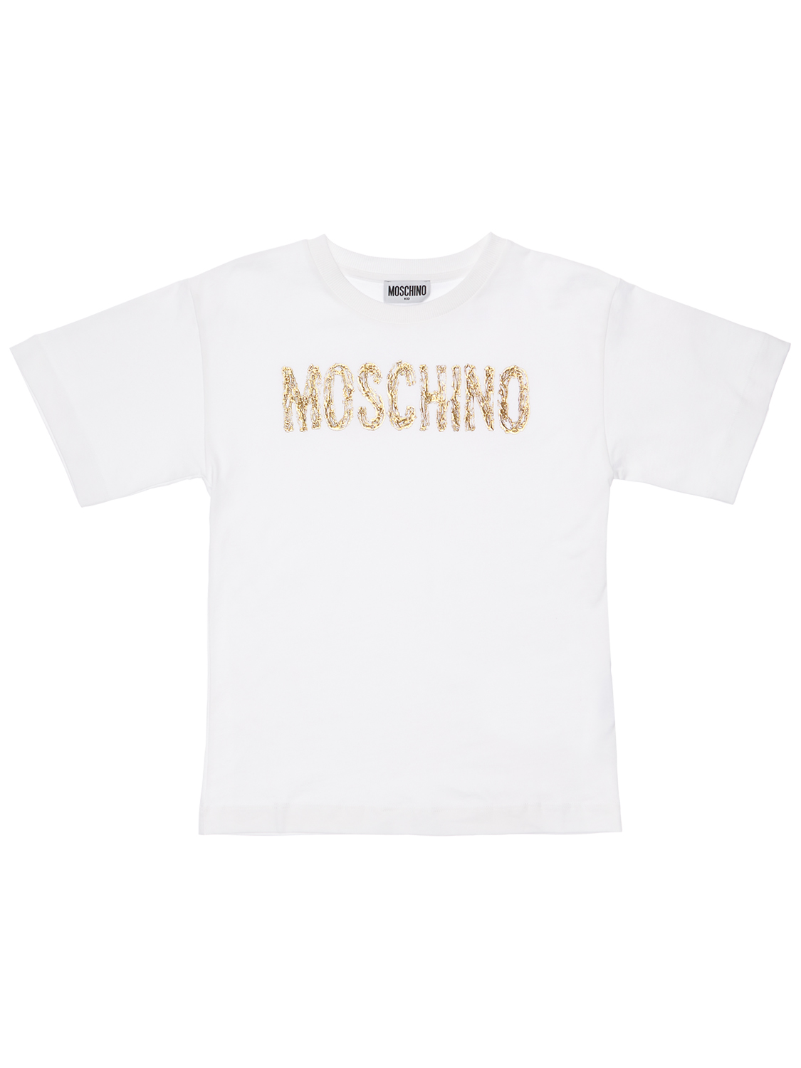 T-shirt Aus Baumwolljersey Mit Logodruck