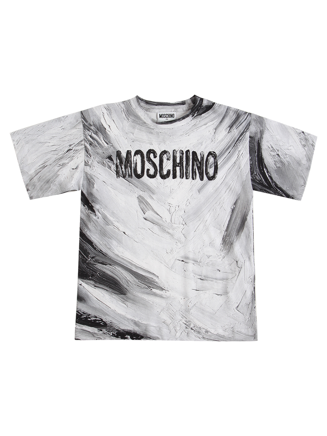 Übergroßes, Bedrucktes T-shirt Aus Baumwolljersey