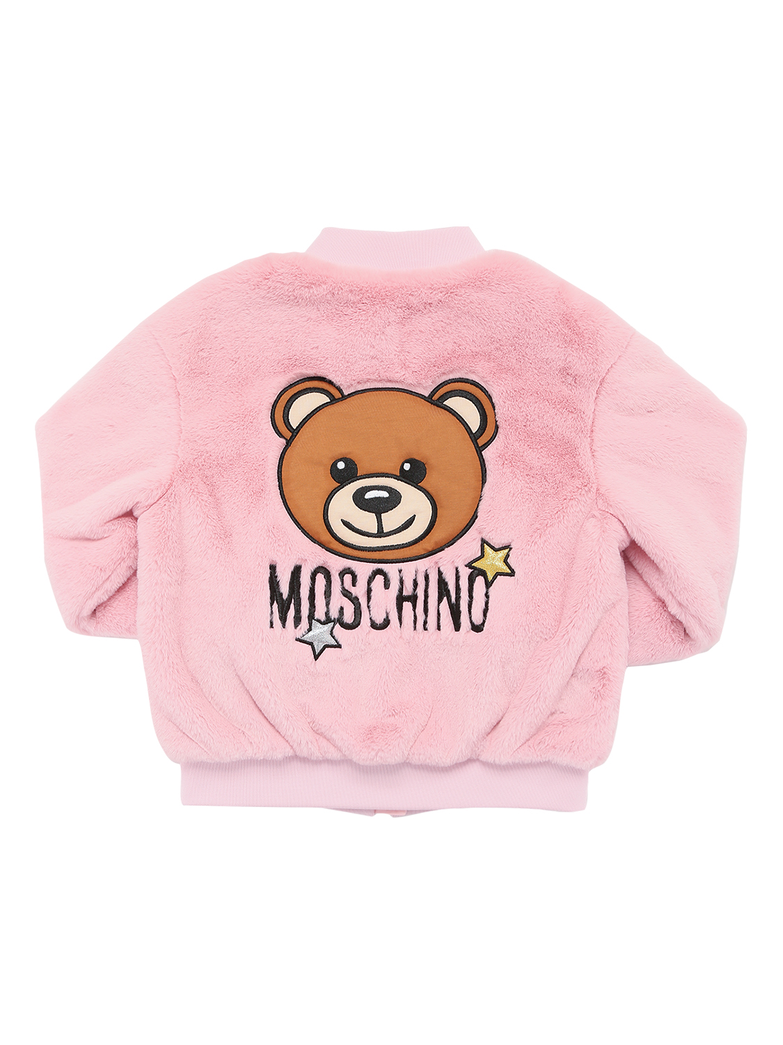 Jacke Aus Kunstpelz Mit Logo