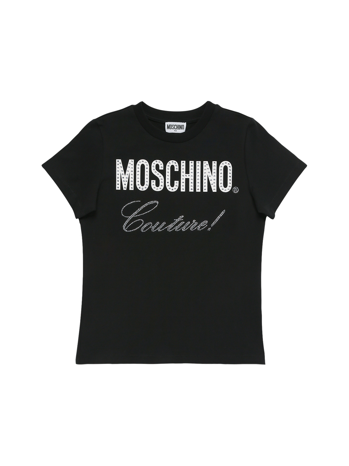 T-shirt Aus Baumwolljersey Mit Verziertem Logo